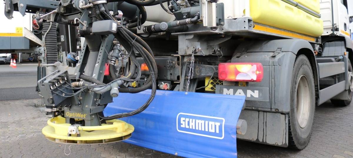 Panne in Essen - Streuwagen verschmutzt Autos