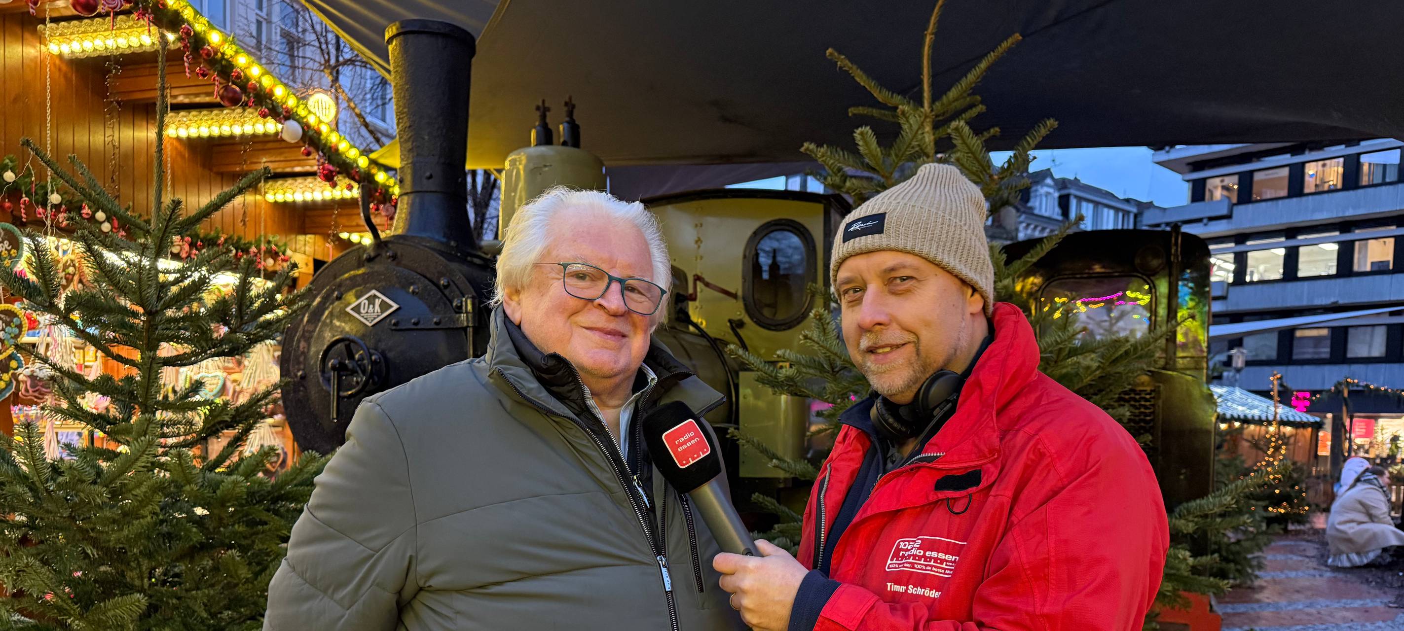 Essen im Ohr "Mittendrin": Unterwegs mit Mr. Weihnachtsmarkt