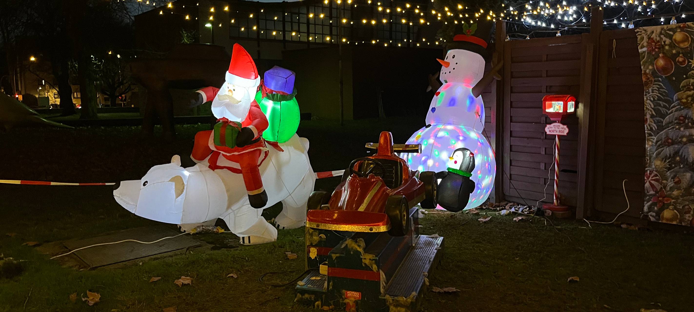 Ein Weihnachtshaus in Essen für den guten Zweck