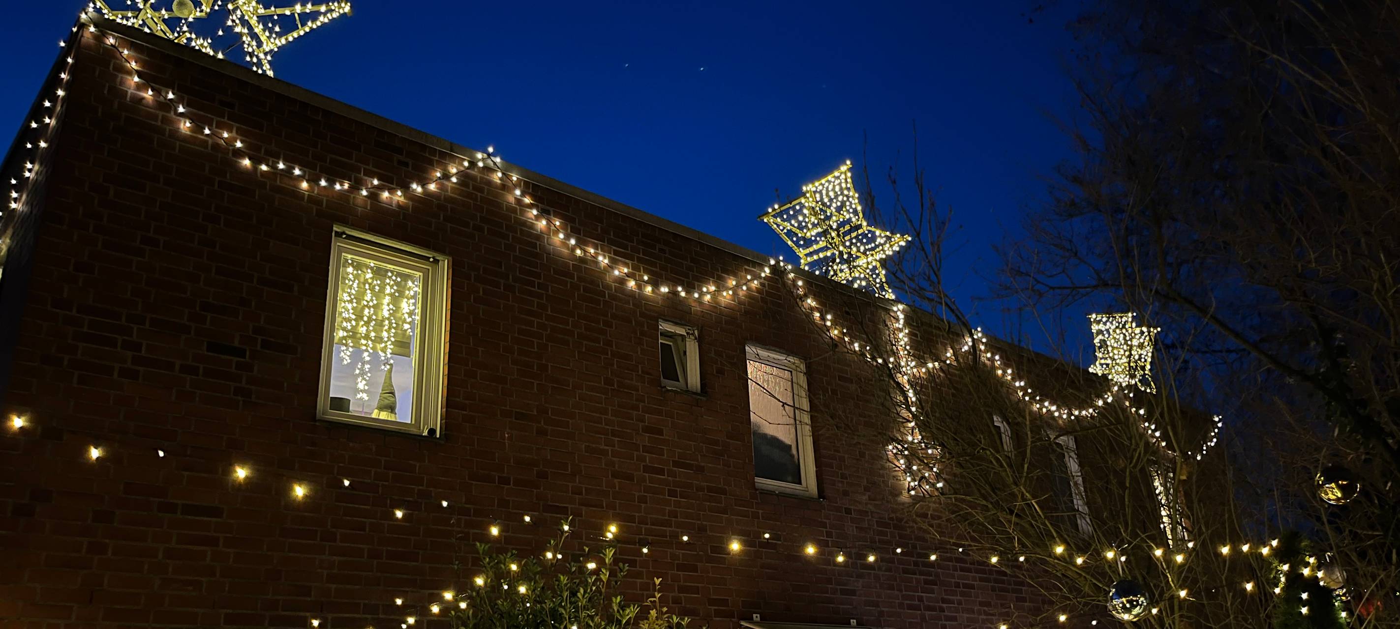 Ein Weihnachtshaus in Essen für den guten Zweck