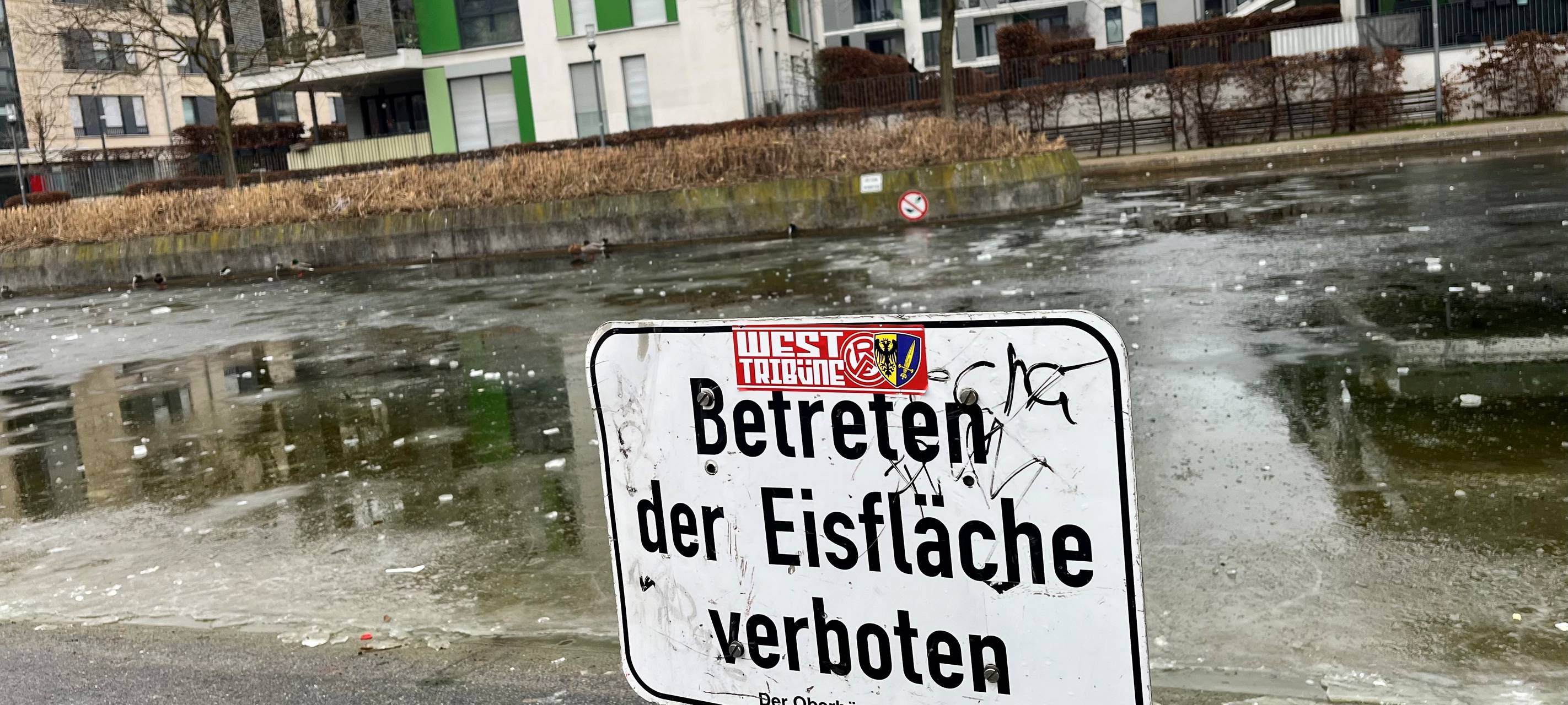 Eisflächen auf Gewässern rund um Essen: Ruhrverband warnt!