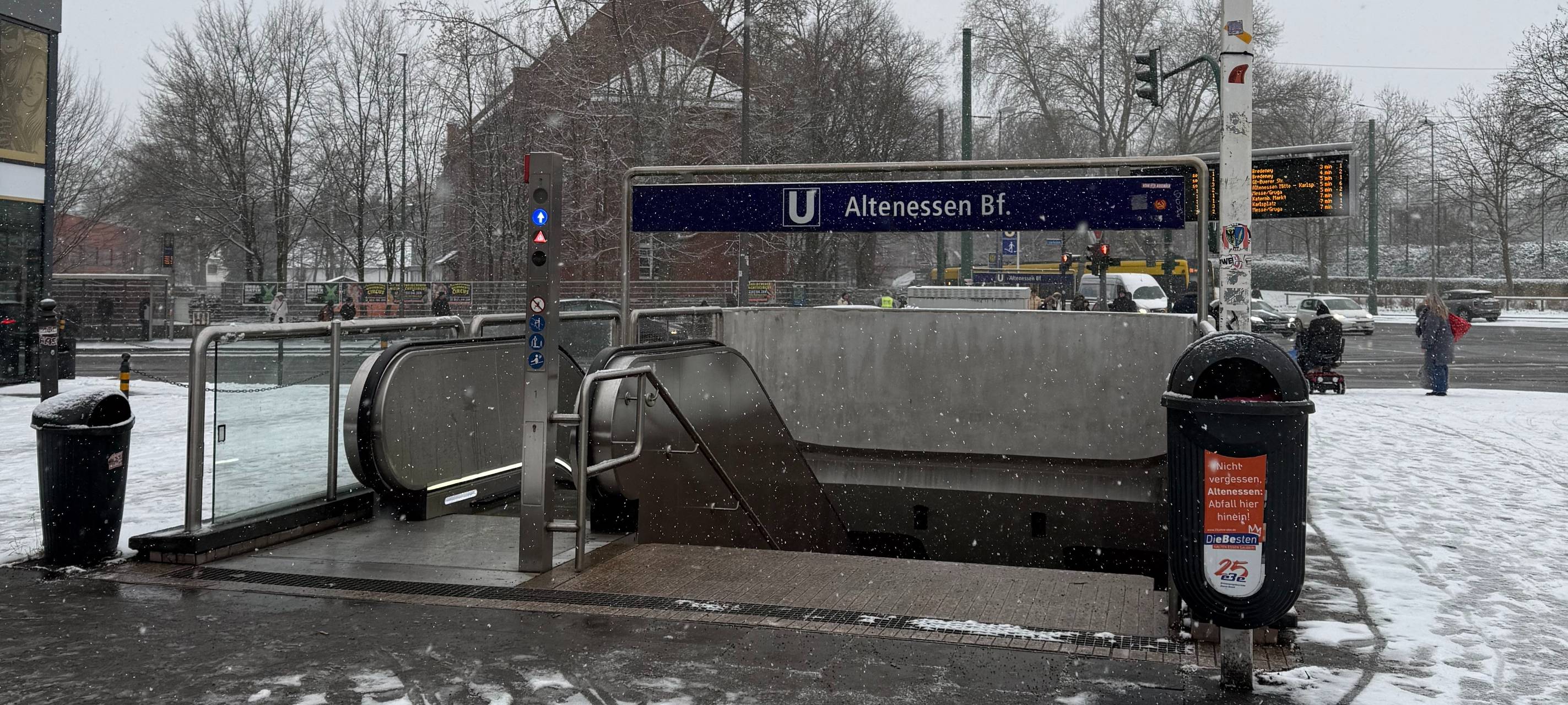 Rolltreppen in Essen werden erneuert