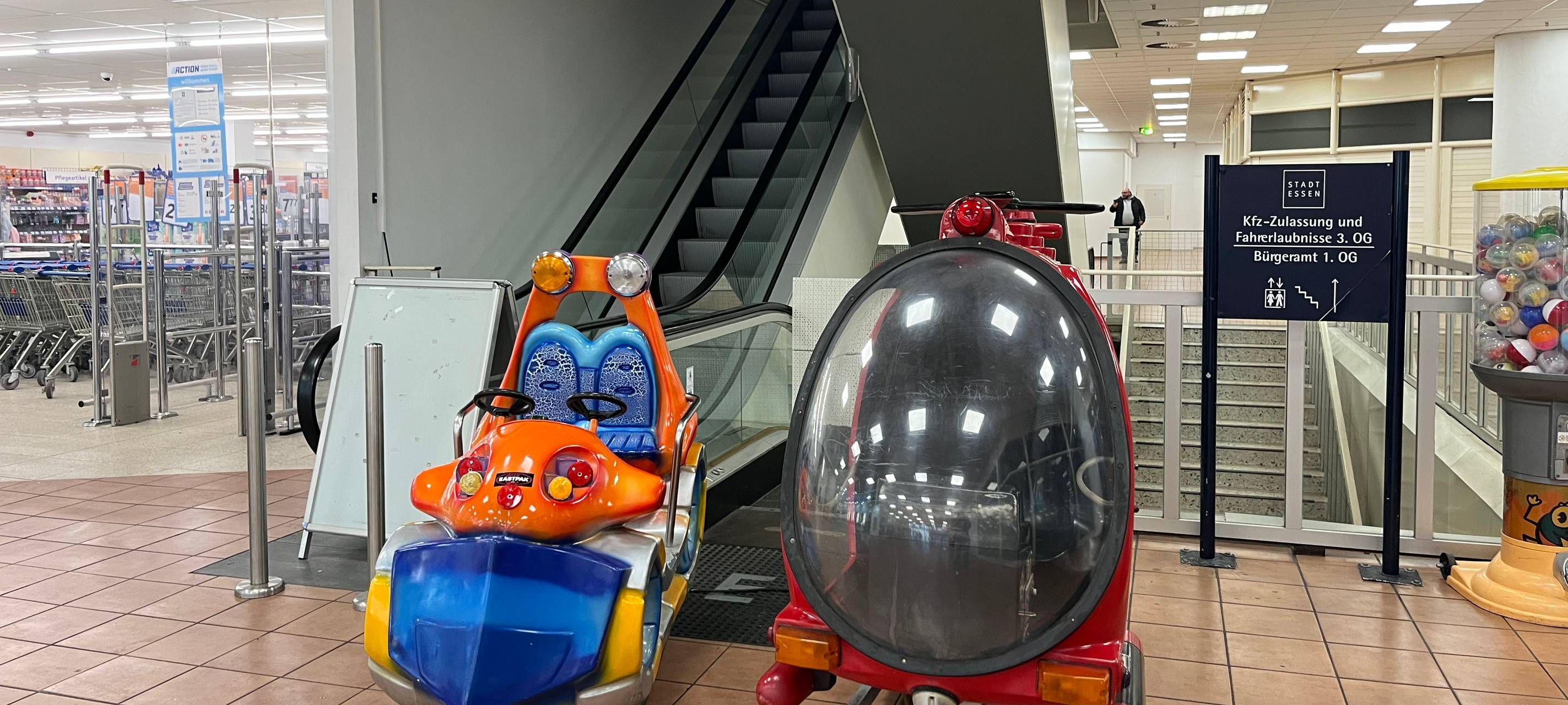 Viel Leerstand in Essen im Einkaufszentrum