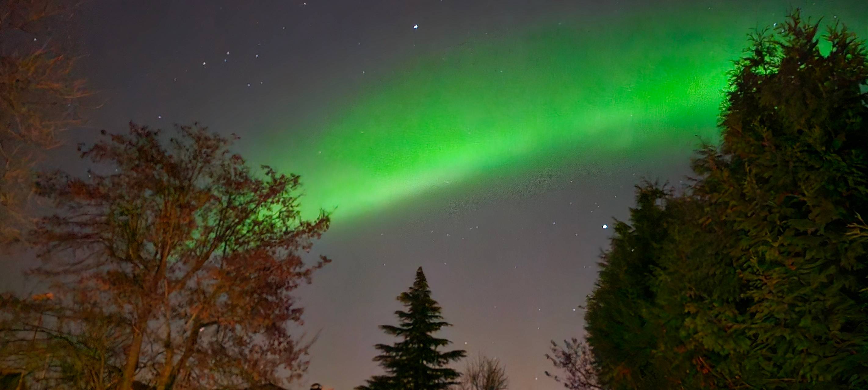 Polarlichter über Essen zu sehen