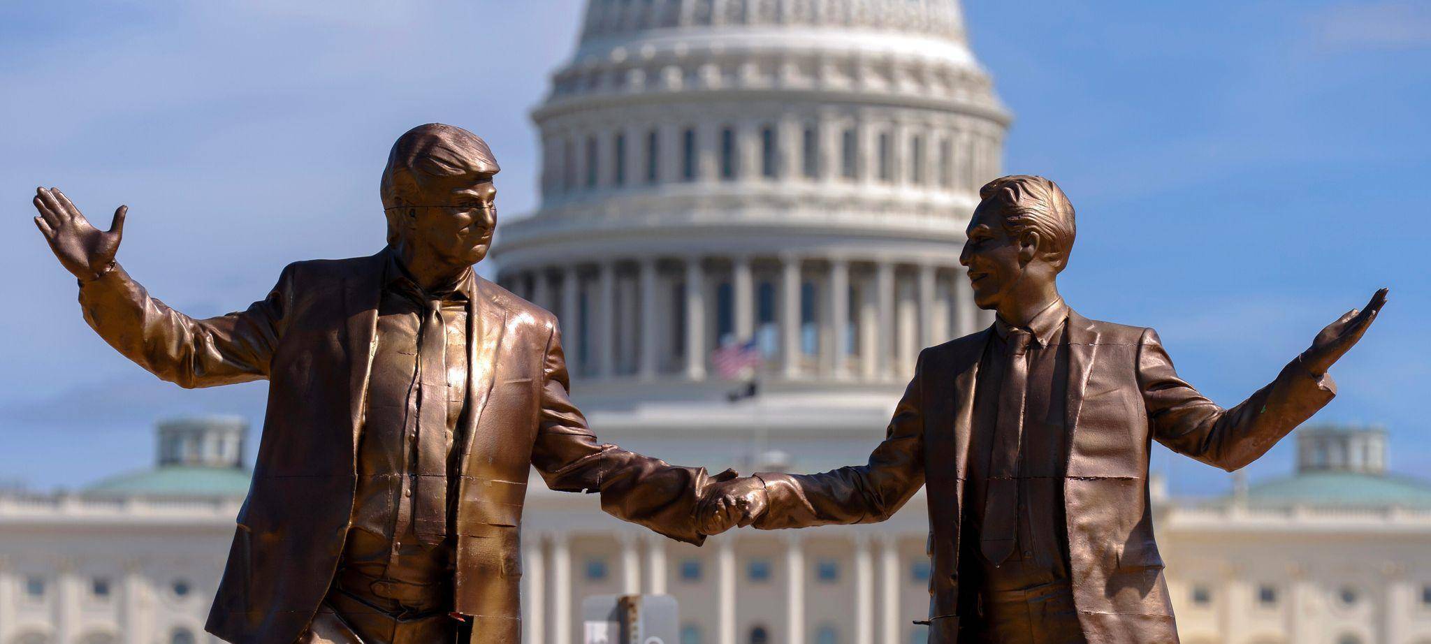 Protestkunstwerk - Trump Epstein