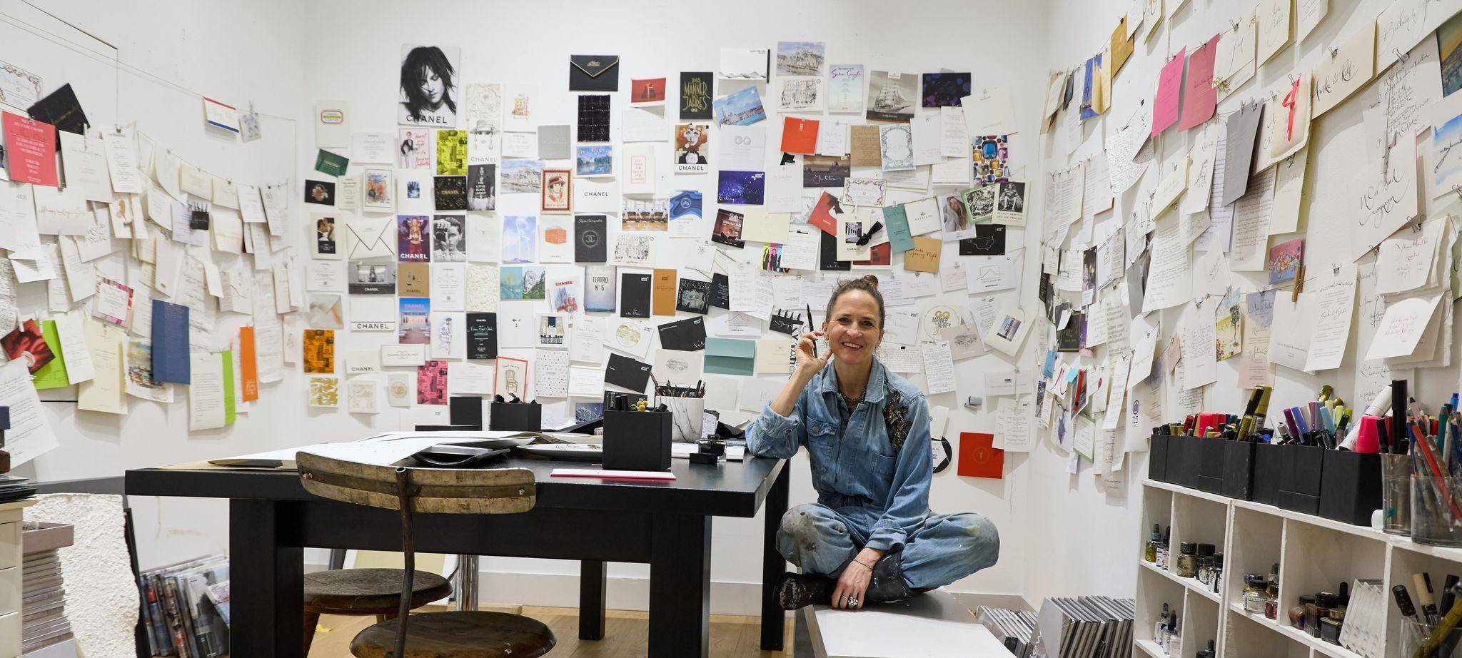 Künstlerin Jeannine Platz - Tag der Handschrift