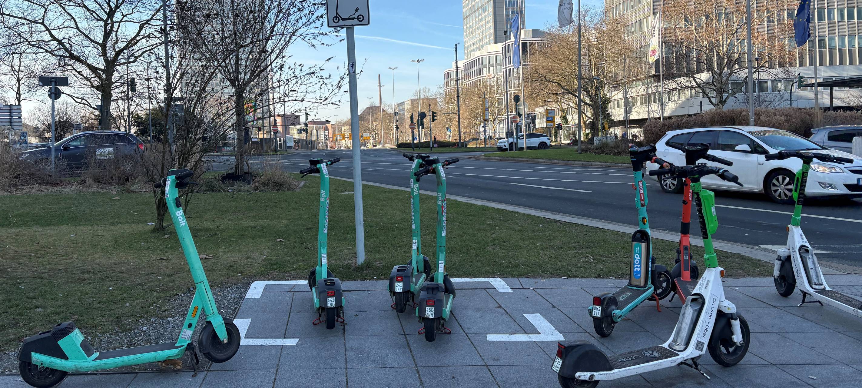 E-Scooter Parkplätze in Essen im Test