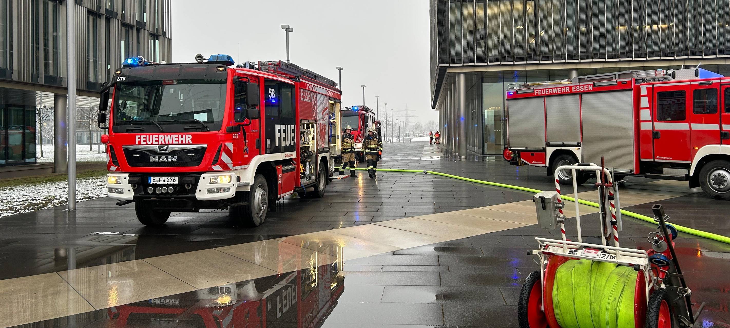 Größerer Feuerwehreinsatz in Essen