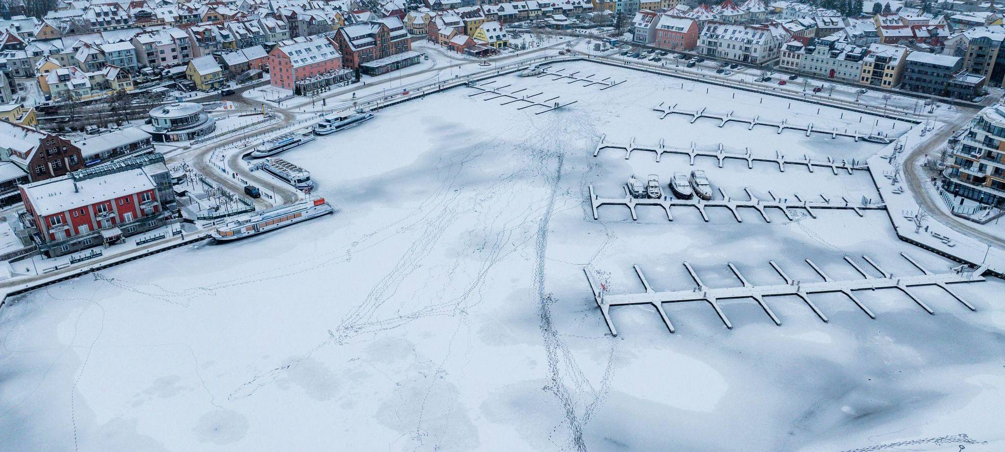 Winterwetter in der Seenplatte
