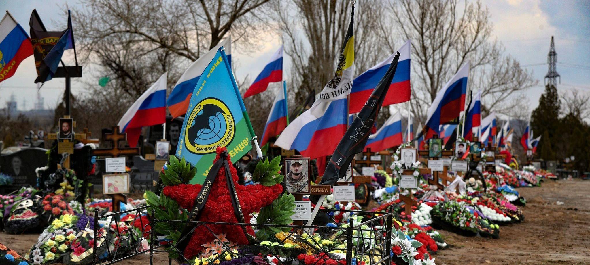 Russische Soldatengräber