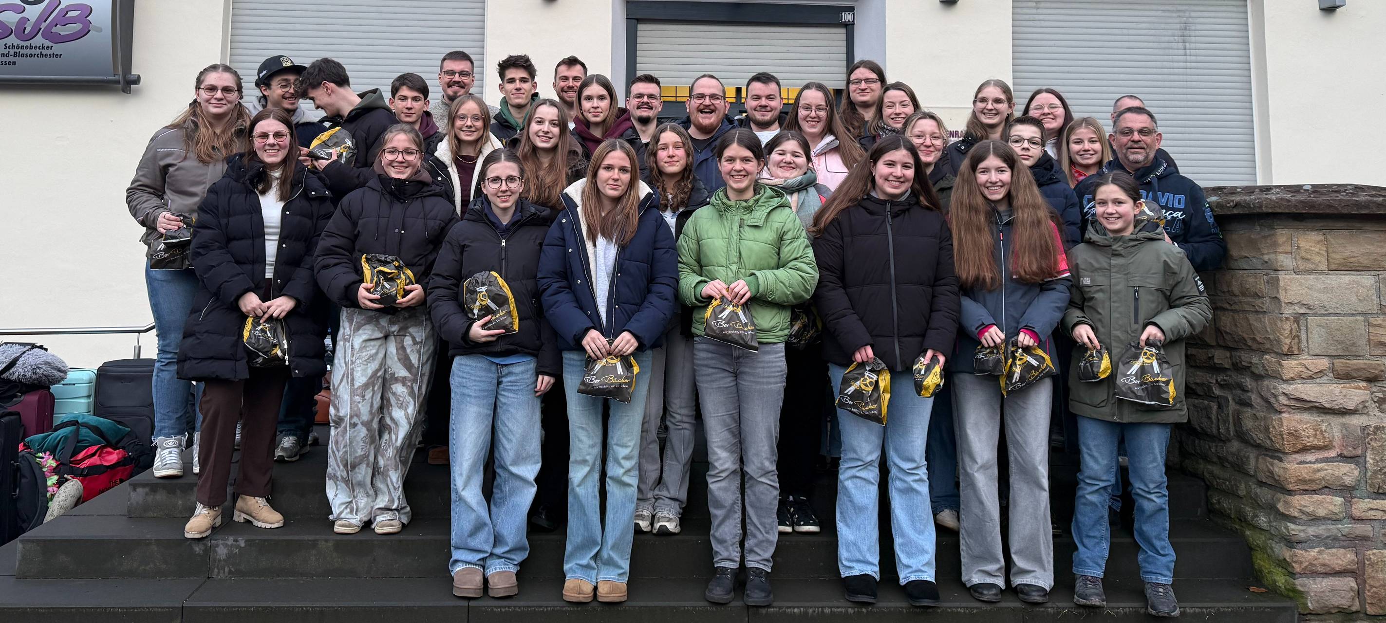 Jugend-Blasorchester aus Essen musiziert in Polen