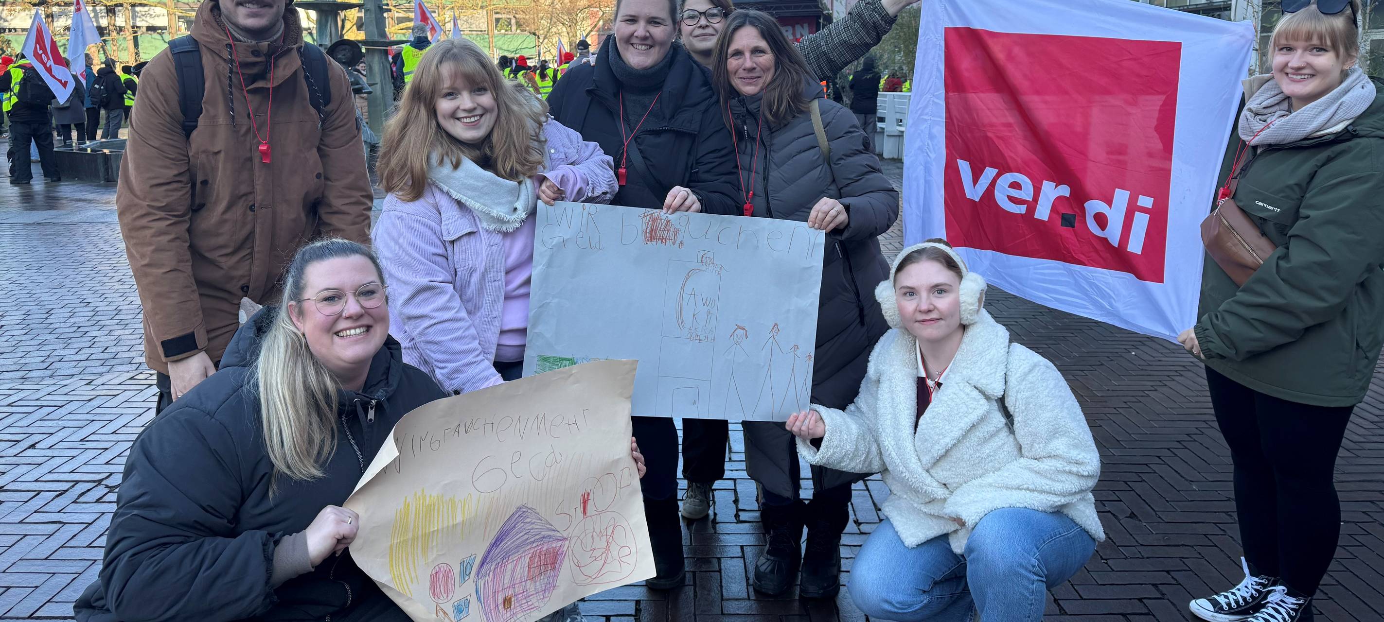 Warnstreik in Essen: Öffentlicher Dienst, Kitas und Autobahn