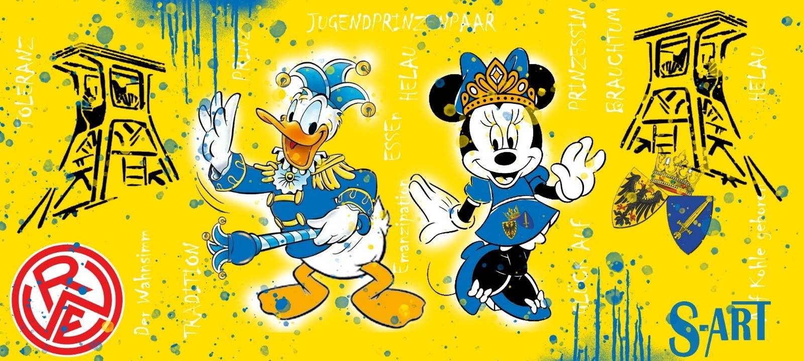 Pop-Art-Künstler aus Essen gestaltet Karnevalswagen