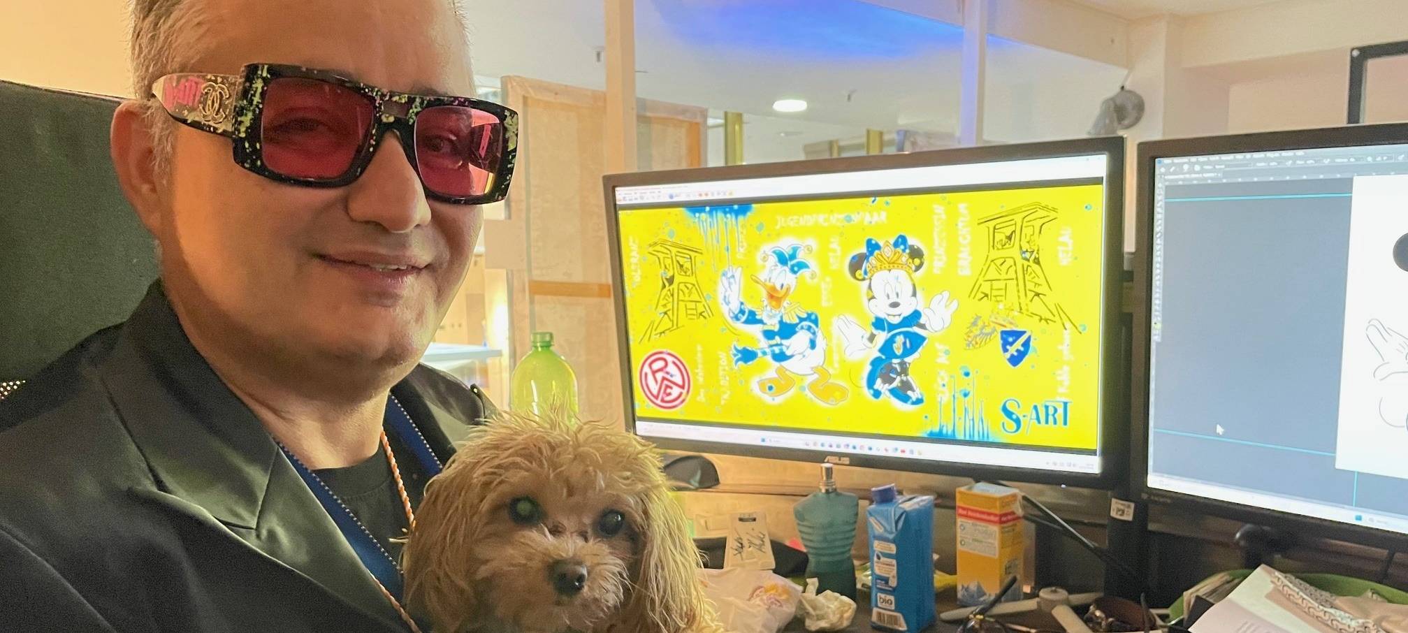 Pop-Art-Künstler aus Essen gestaltet Karnevalswagen