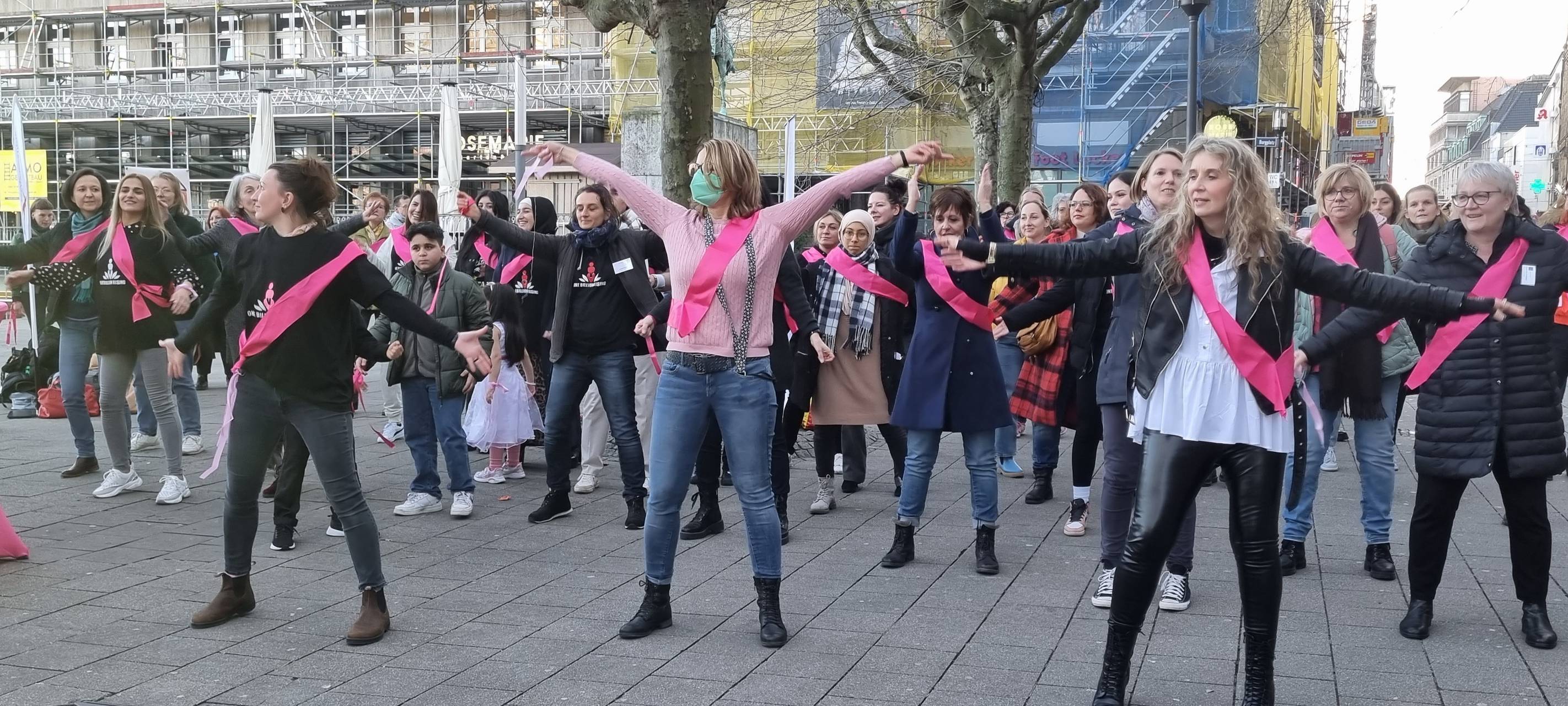 Essen tanzt gegen Gewalt an Frauen und Mädchen