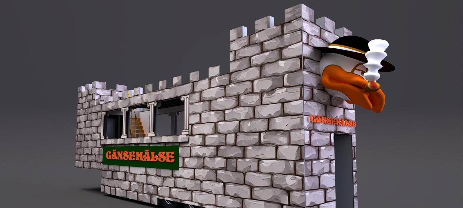 Rekordversuch in Essen: Der längste Karnevalswagen in Deutschland?