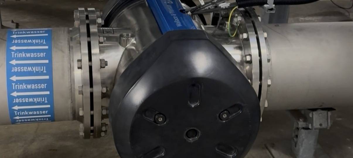 Die UV-Module desinfizieren das Wasser.