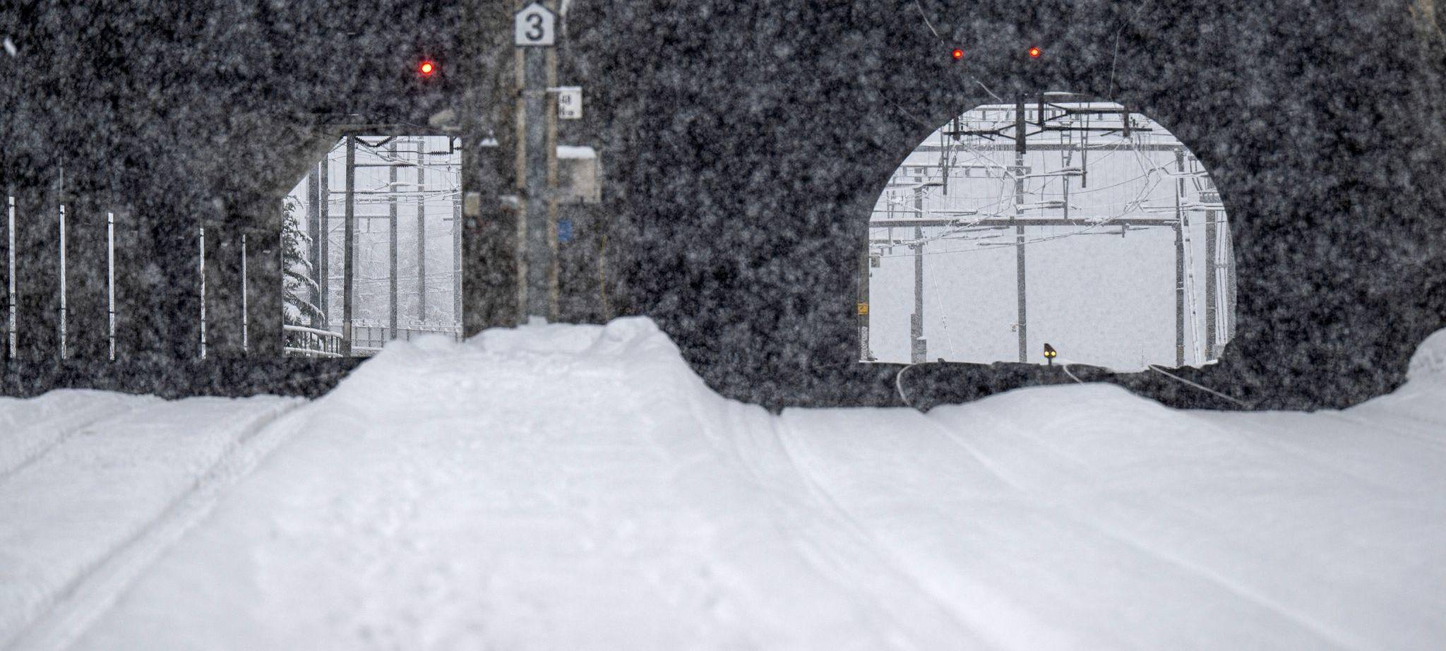 Zug in der Schweiz entgleist