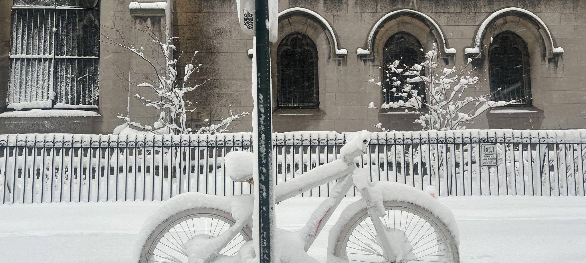 Winterwetter in New York