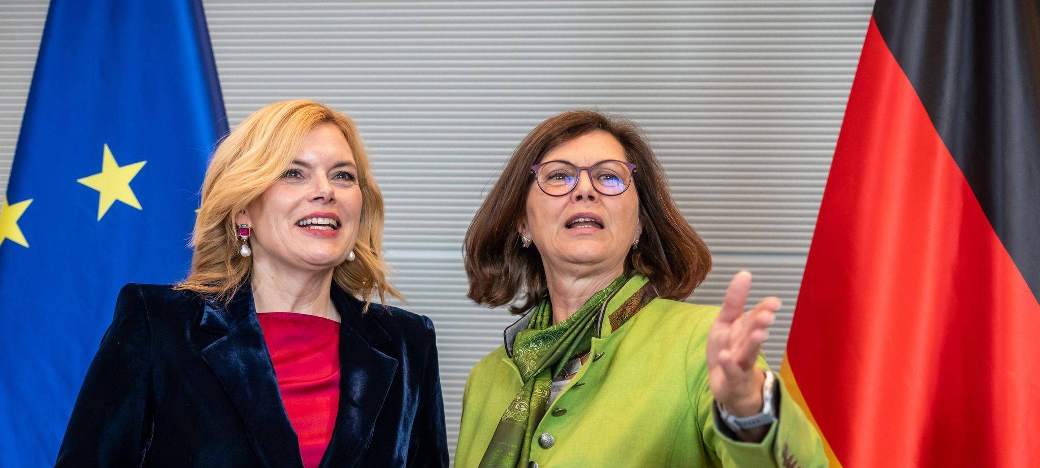 Bundestagspräsidentin Klöckner und Landtagspräsidentin Aigner