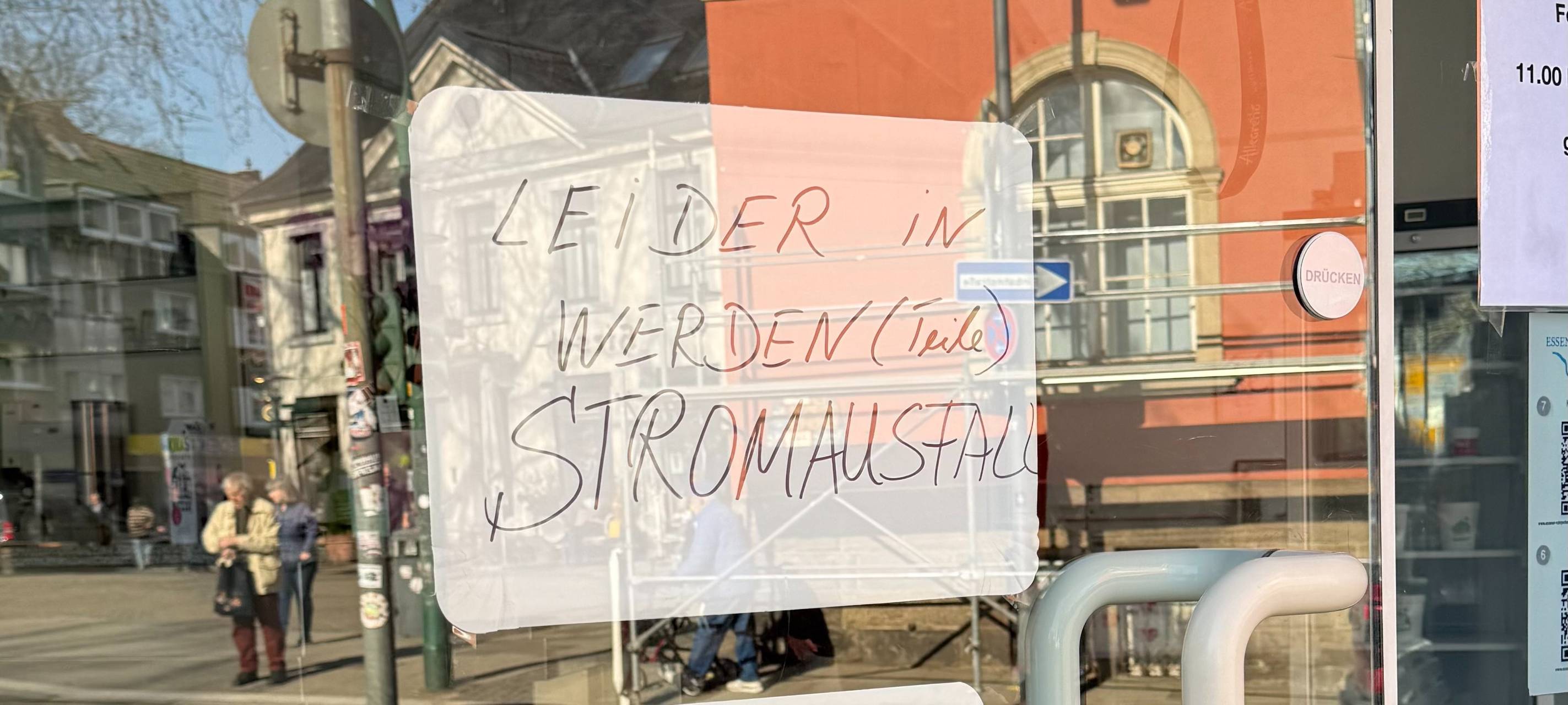 Stromausfall in Essen: Eisdiele ohne Strom