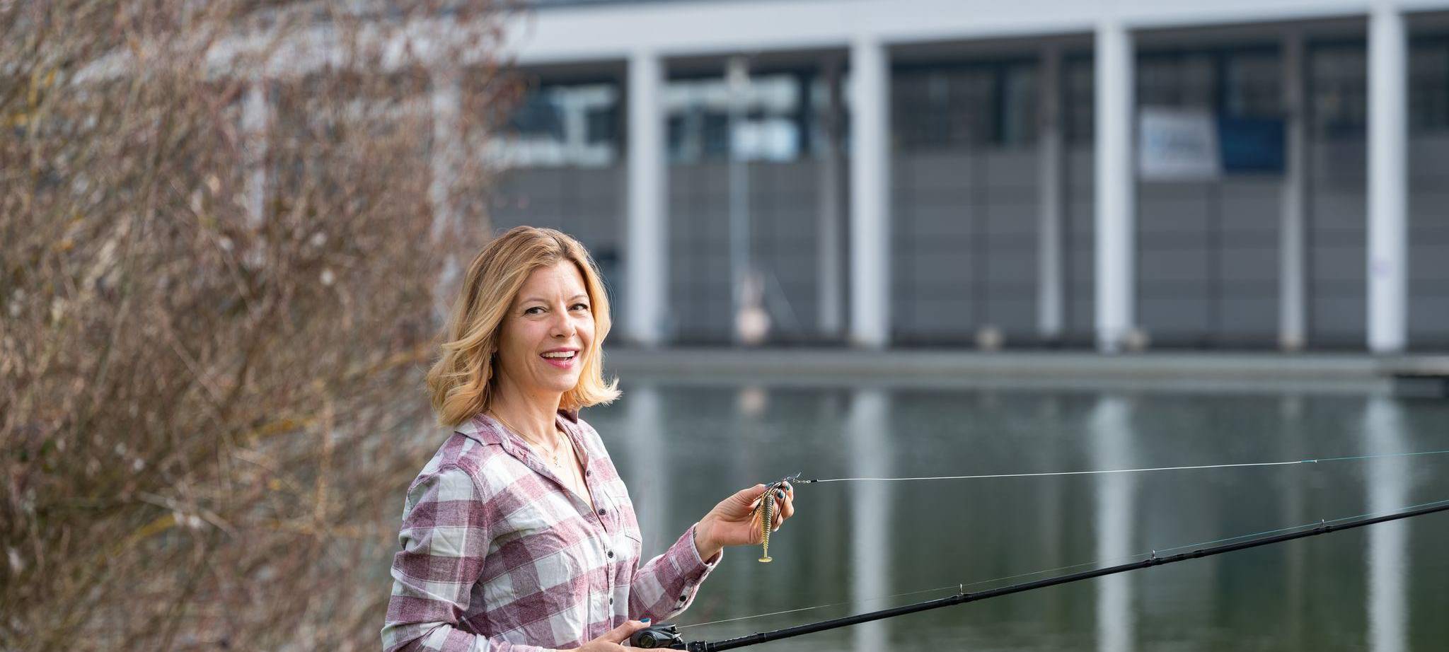 Beginn der Messe Aqua-Fisch - Barbara Kijewski