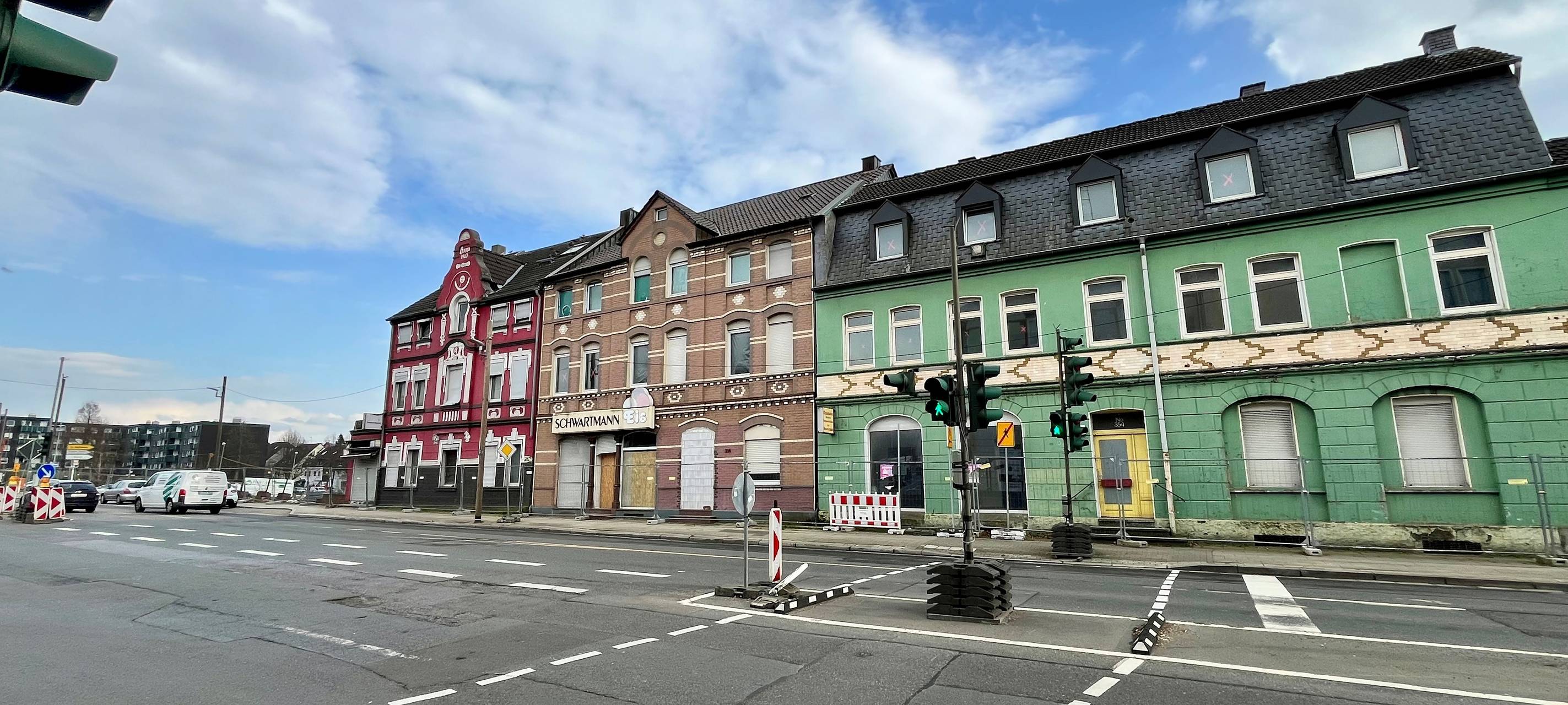 Neues Einkaufszentrum in Essen - Abrissarbeiten unterbrochen