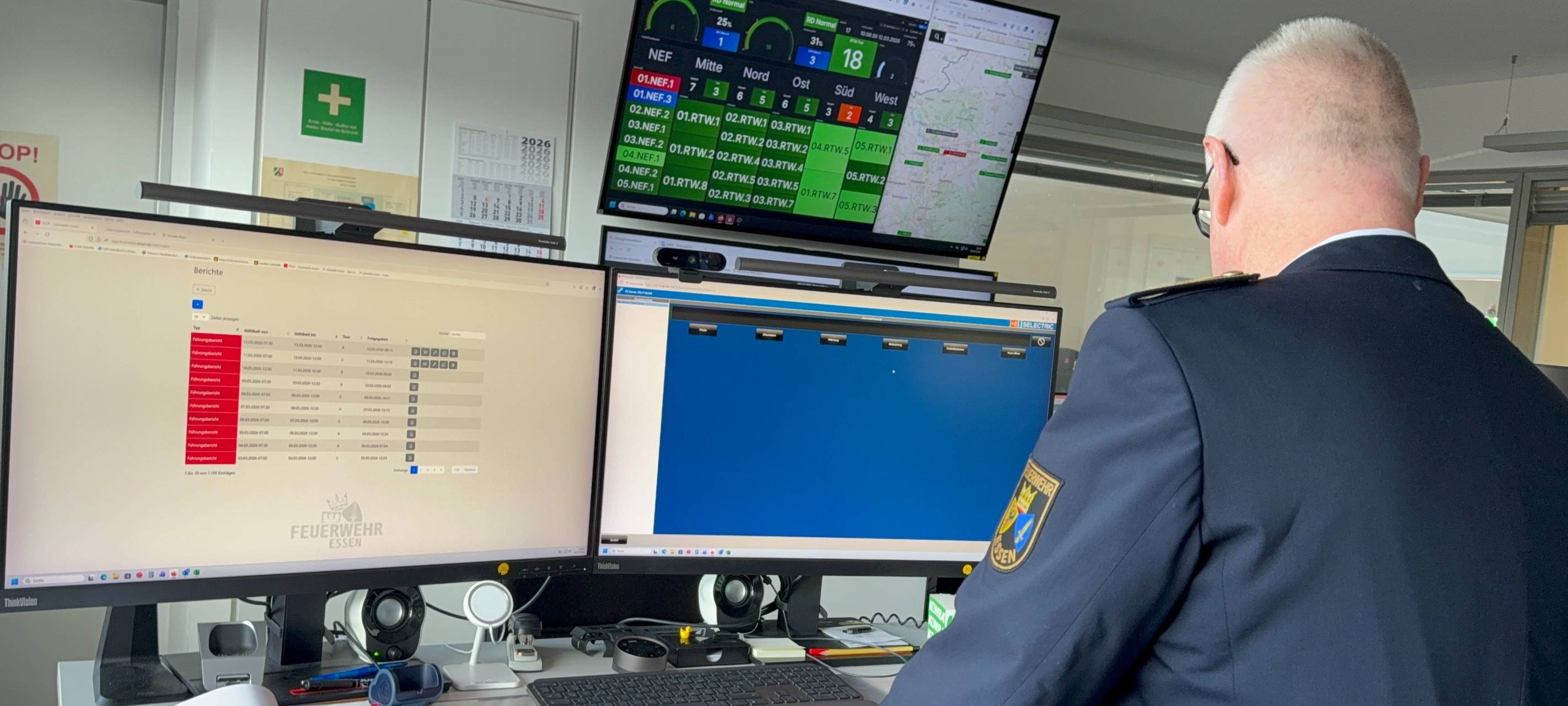 Warntag in Essen: Feuerwehr zieht positive Bilanz