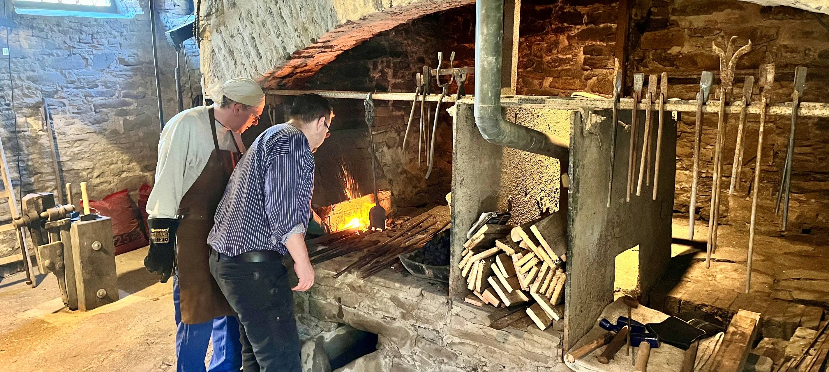 Schmieden in Essen wie vor 500 Jahren