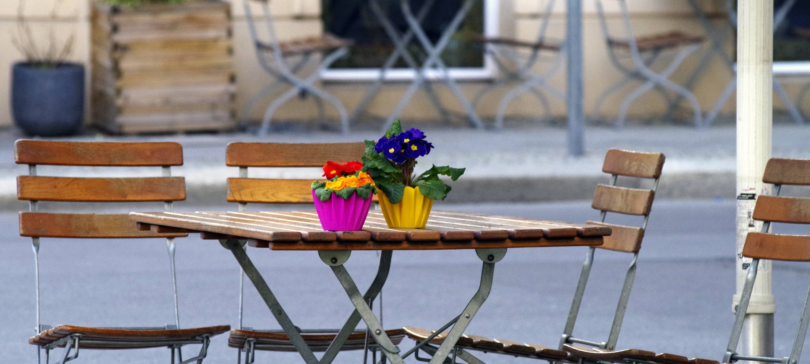 Straßencafés in Essen kommen wieder