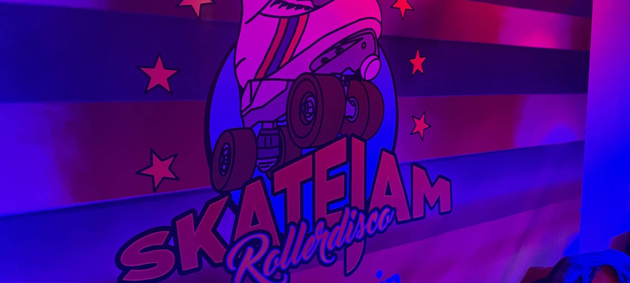 Back to the 80ies auf der Zollverein Rollschuhbahn