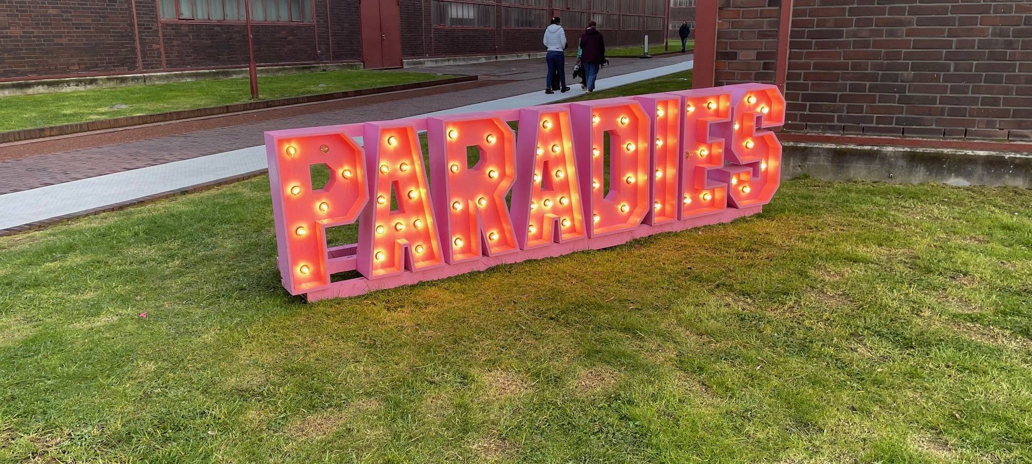 Back to the 80ies auf der Zollverein Rollschuhbahn