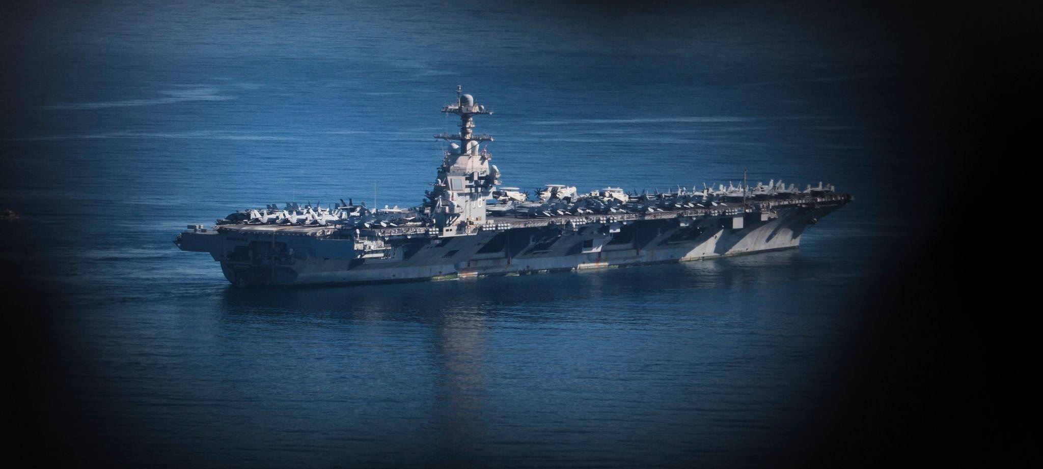 Flugzeugträger USS Gerald R. Ford vor Griechenland