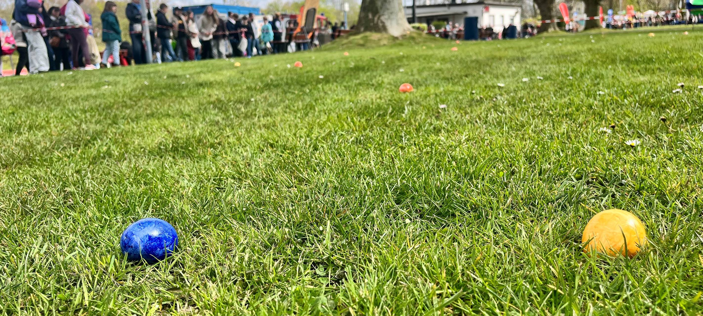Ostereiersuche in Essen im Freibad Hesse - So war's