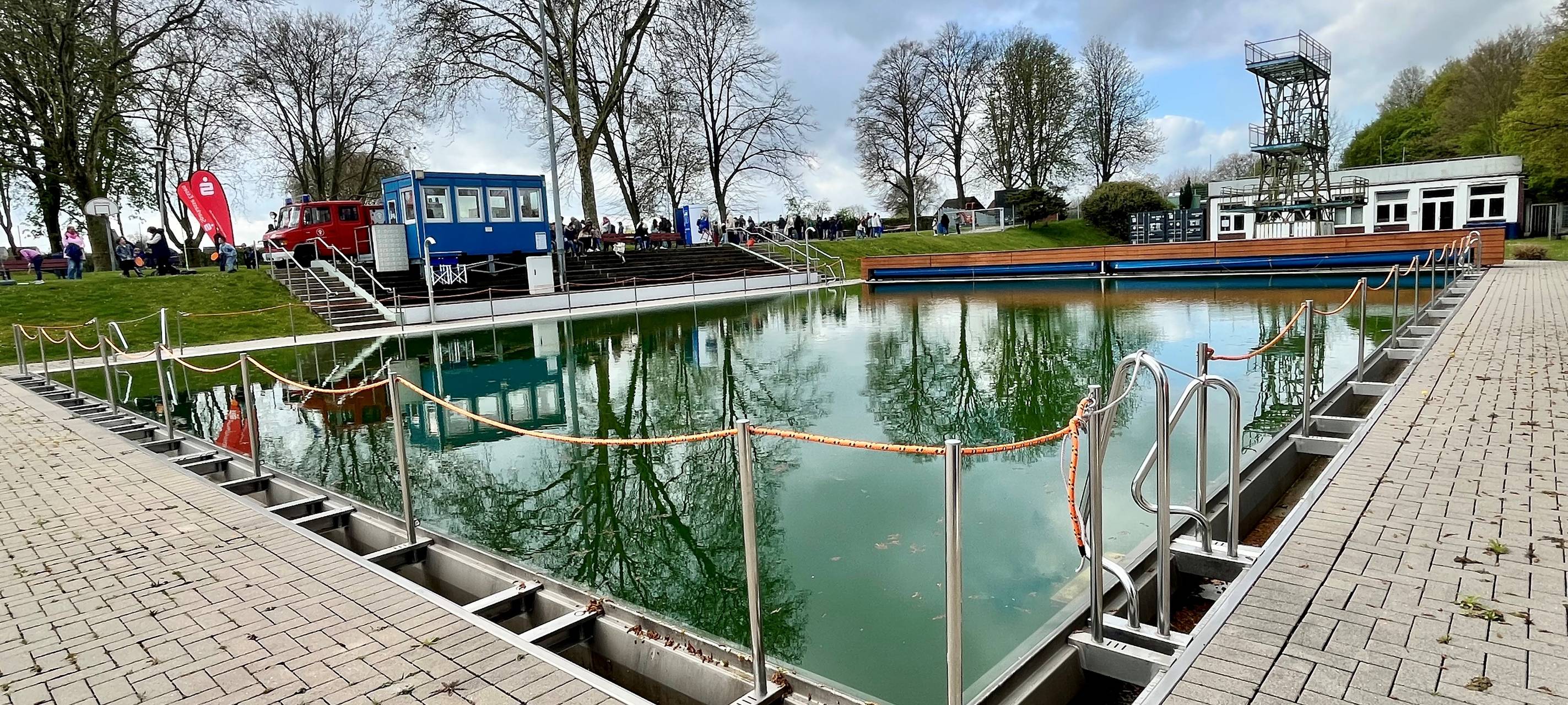 Ostereiersuche in Essen im Freibad Hesse - So war's