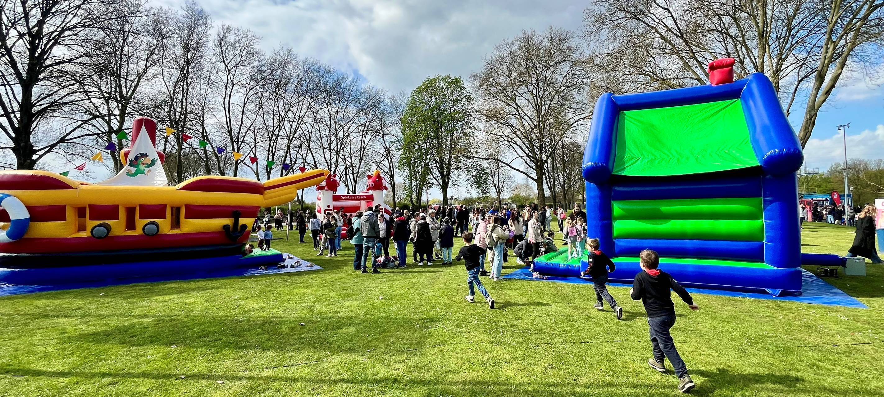 Ostereiersuche in Essen im Freibad Hesse - So war's
