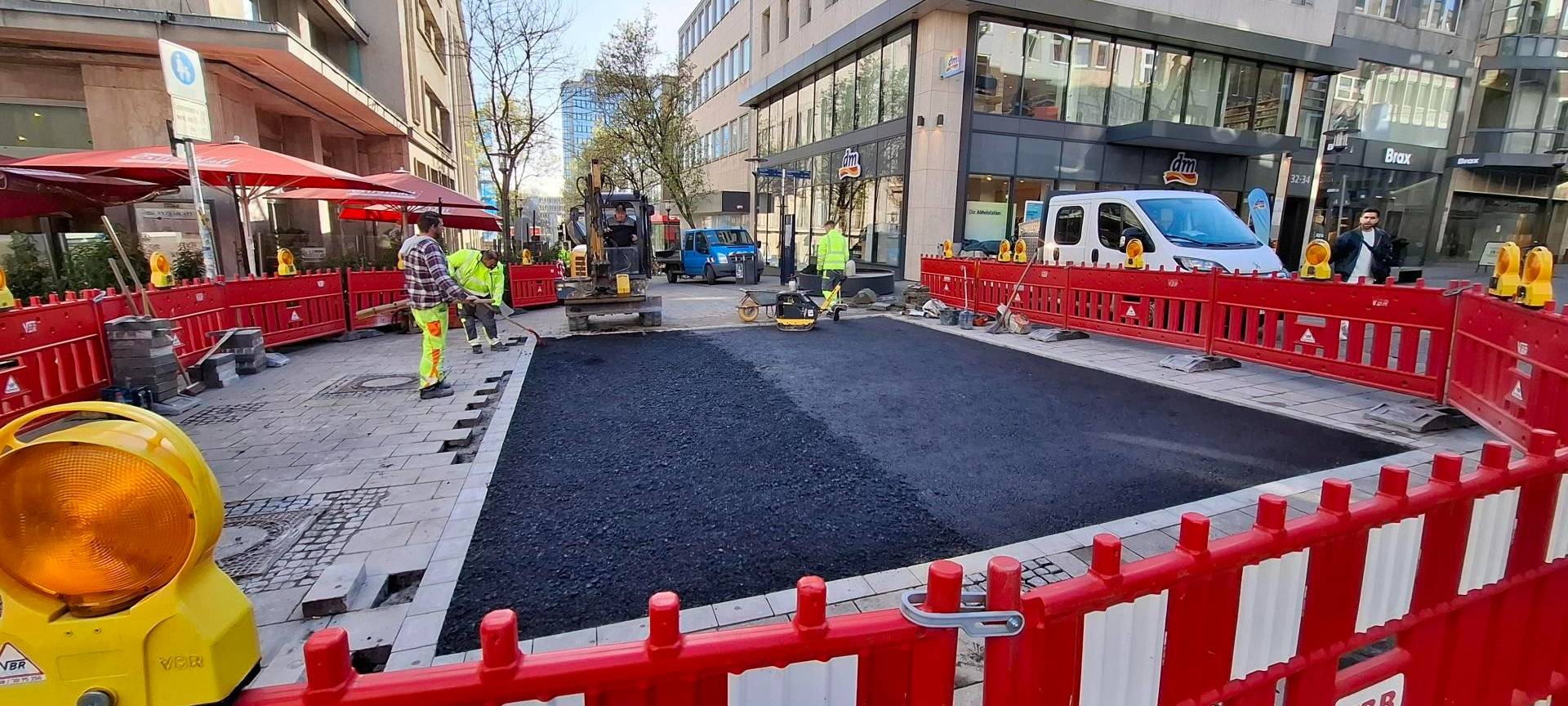 Regenbogen auf Kreuzung in Essen verschwunden