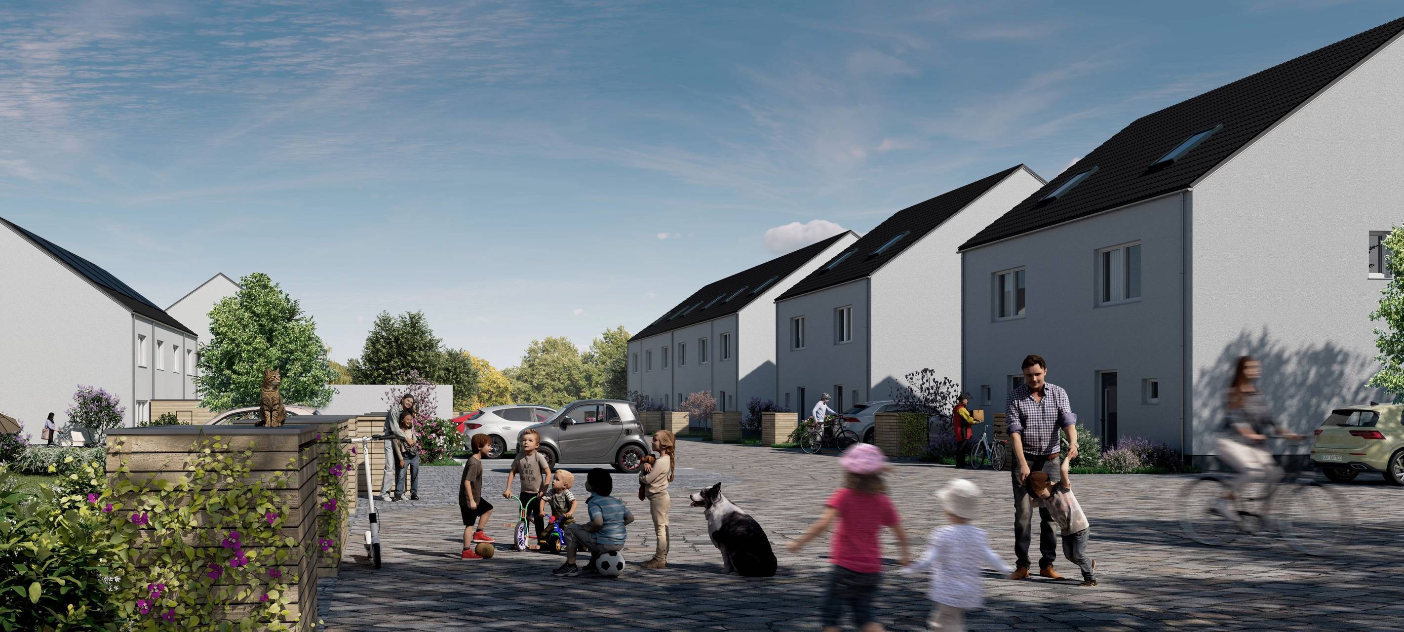 Neue Einfamilienhäuser in Essen