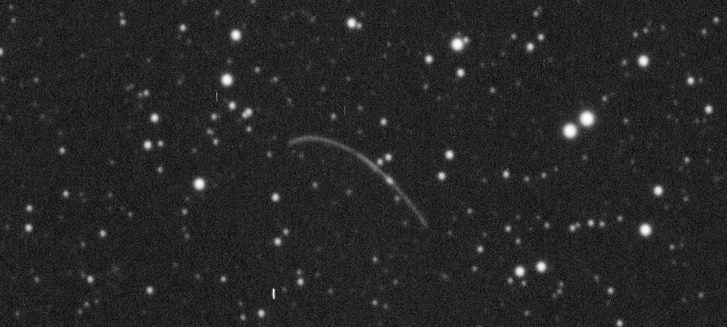 Mitglied der Sternwarte in Essen filmt Mondmission