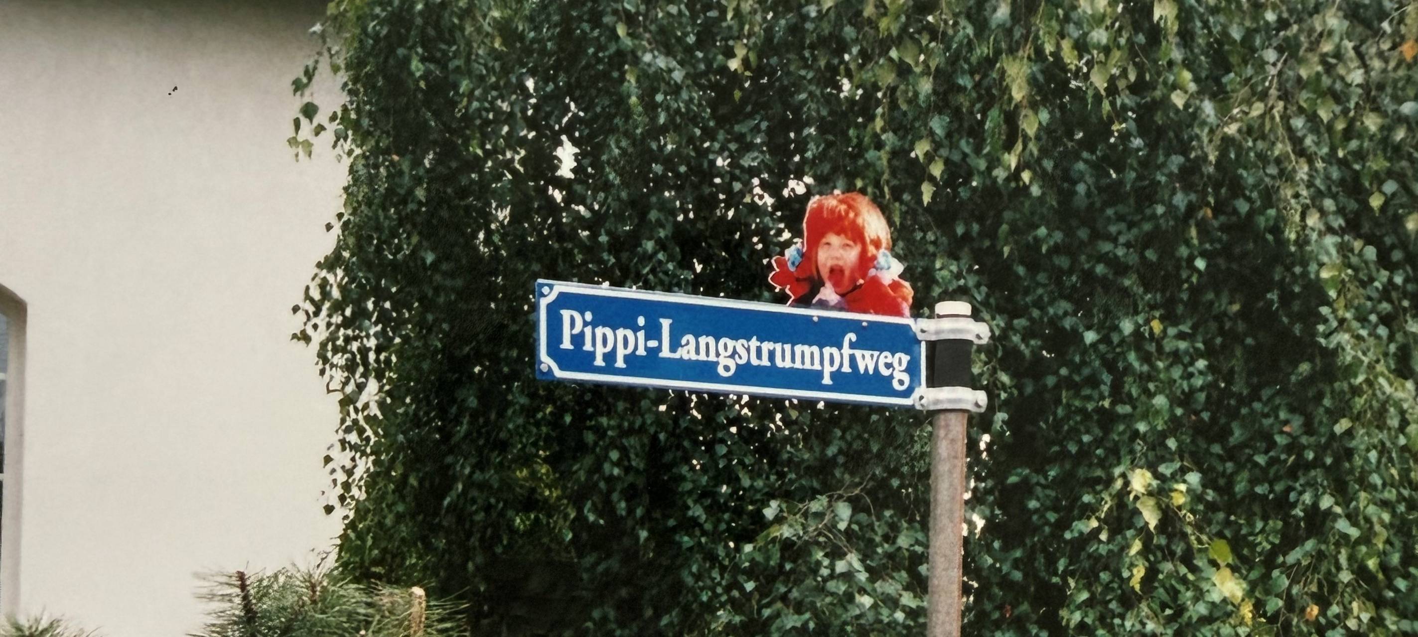 Pippi-Langstrumpf-Schild in Essen geklaut - Geschenk vom Opa ist weg