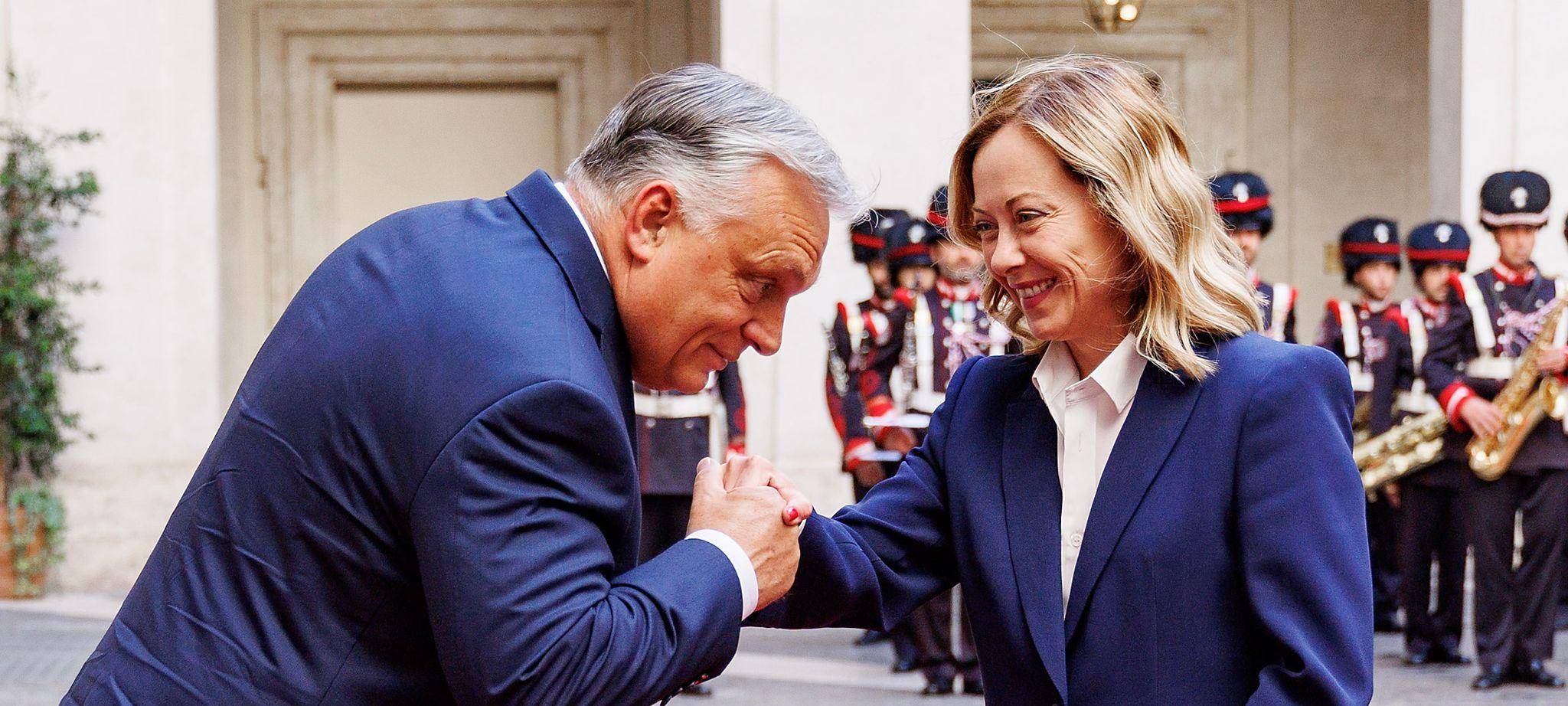 Ungarns Ministerpräsident Orban in Italien