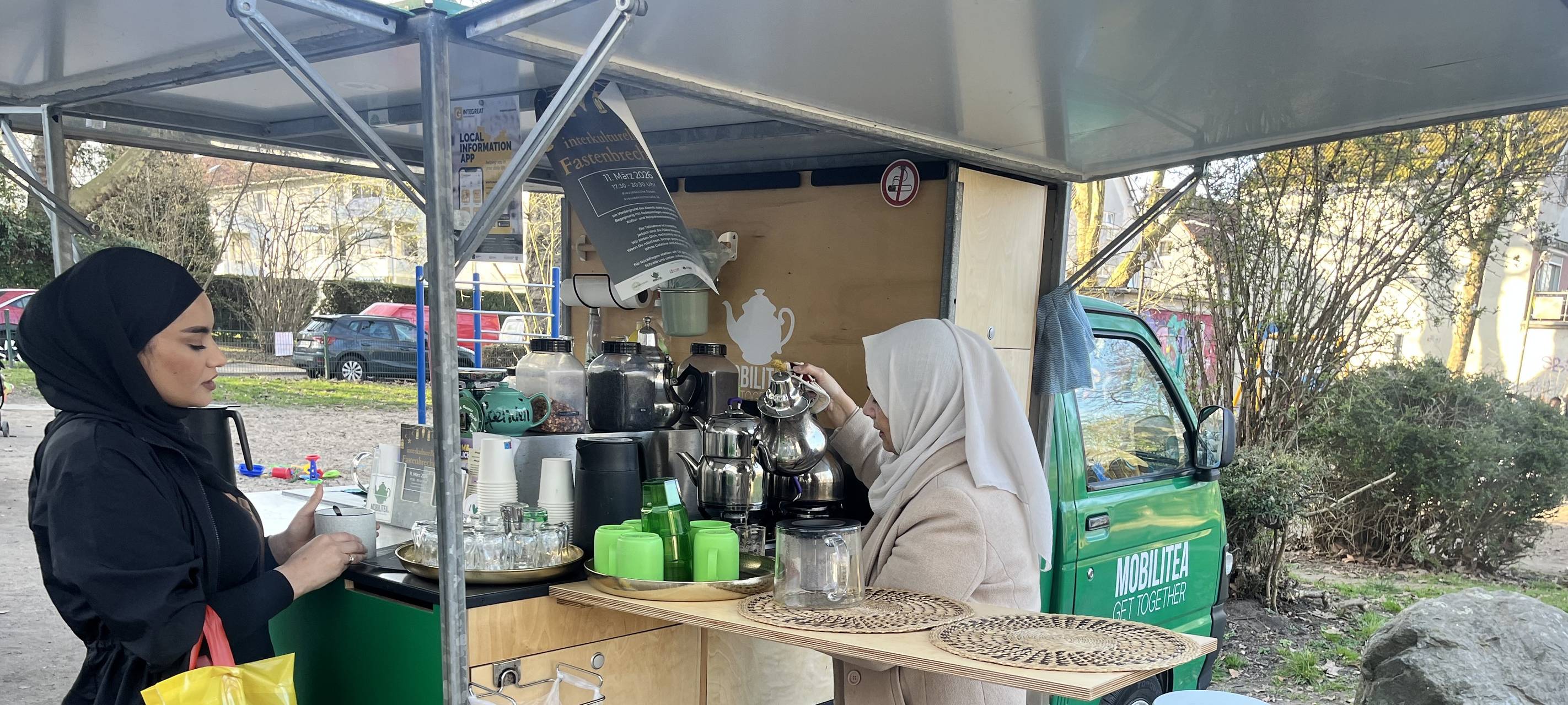 „Mobilitea“ in Essen: Wie Tee Menschen zusammenbringt