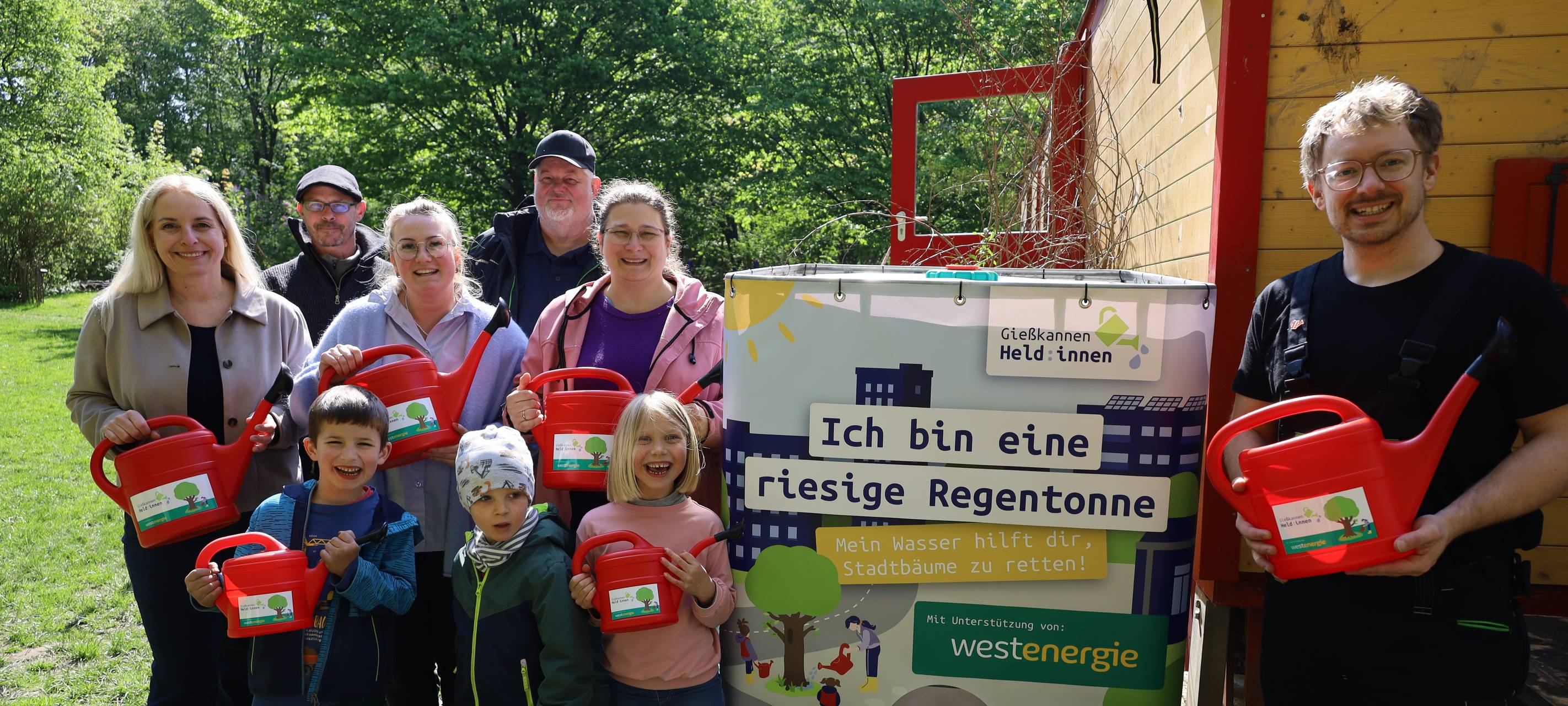 KiTa-Kinder in Essen retten Bäume