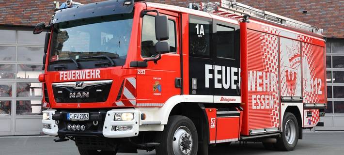 Löschfahrzeug der Feuerwehr Essen