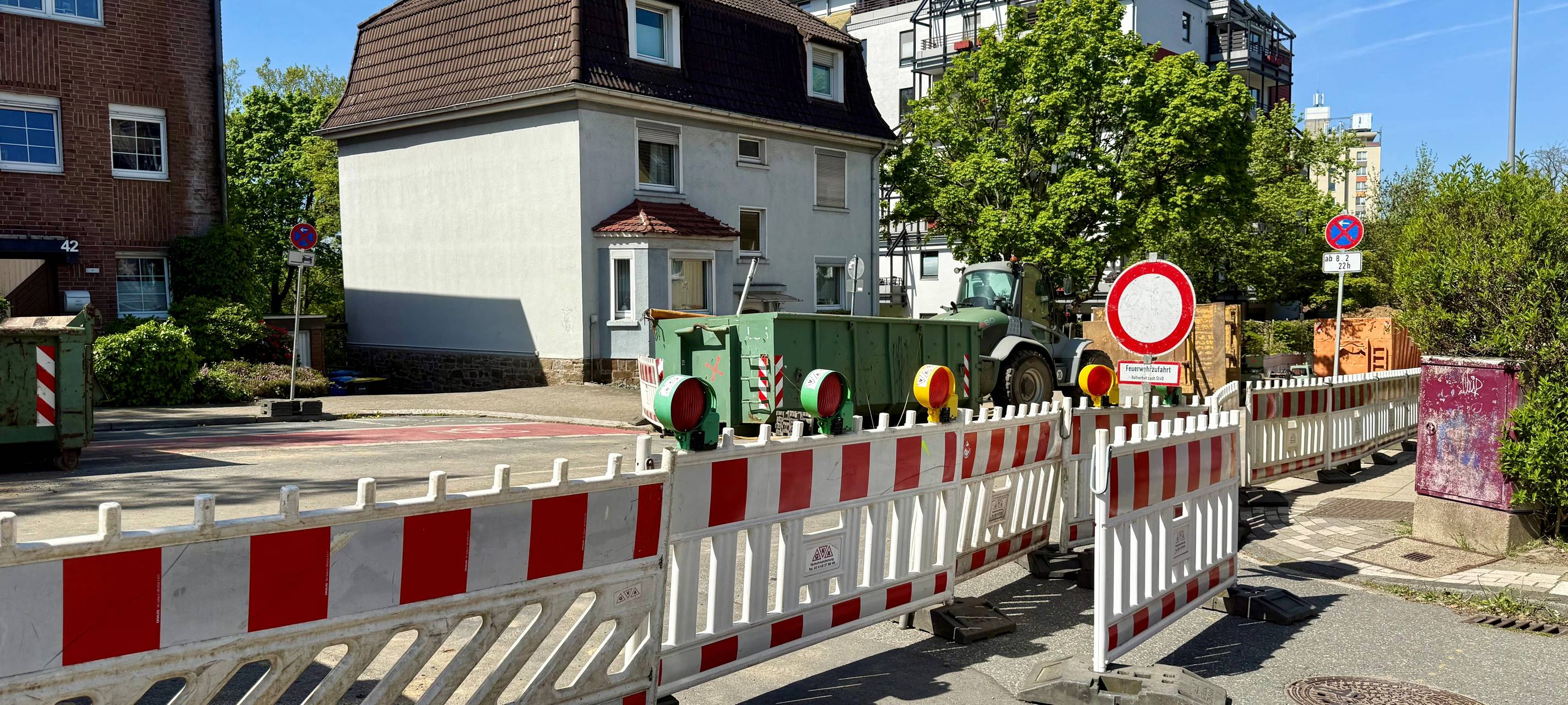 Anwohner in Essen leiden unter Baustelle