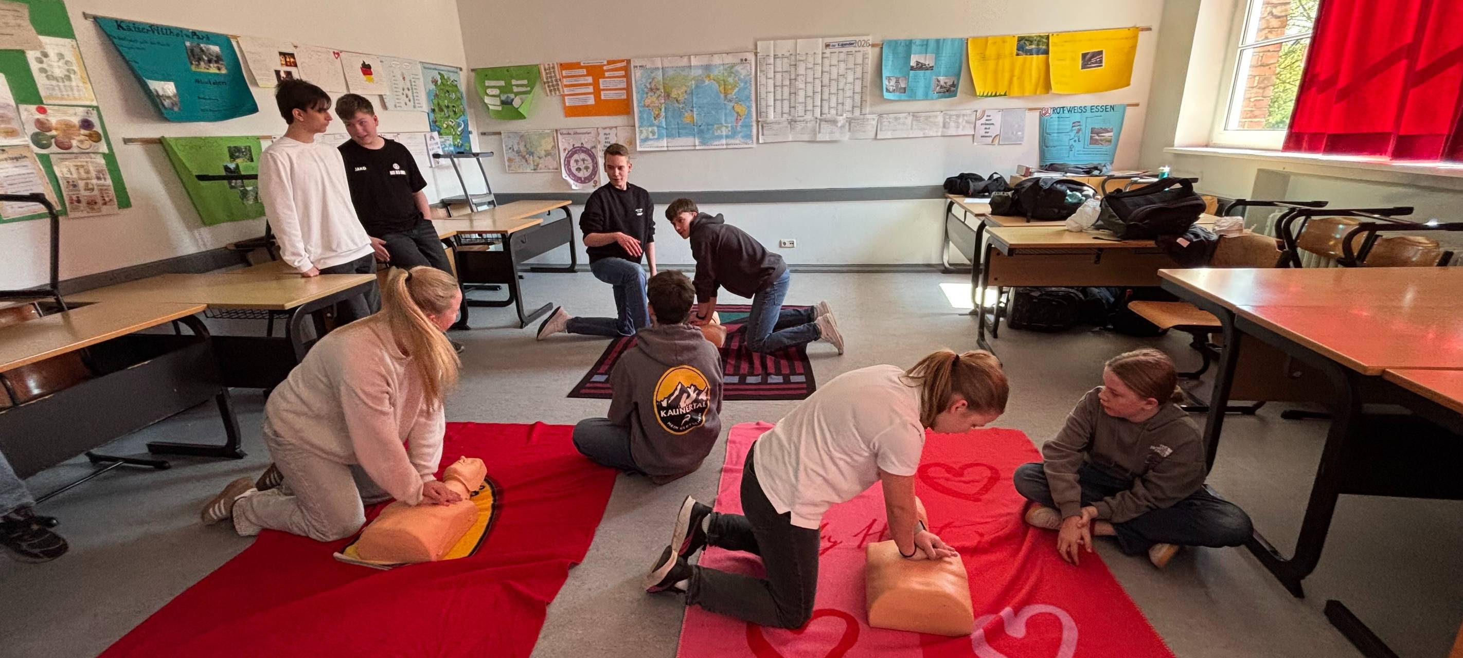 Schulen in Essen: Laien-Reanimation wird zur Unterrichts-Pflicht