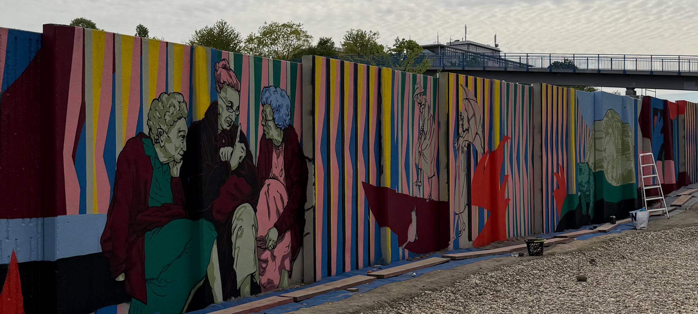 Beliebte Fußgängerbrücke in Essen wieder fertig
