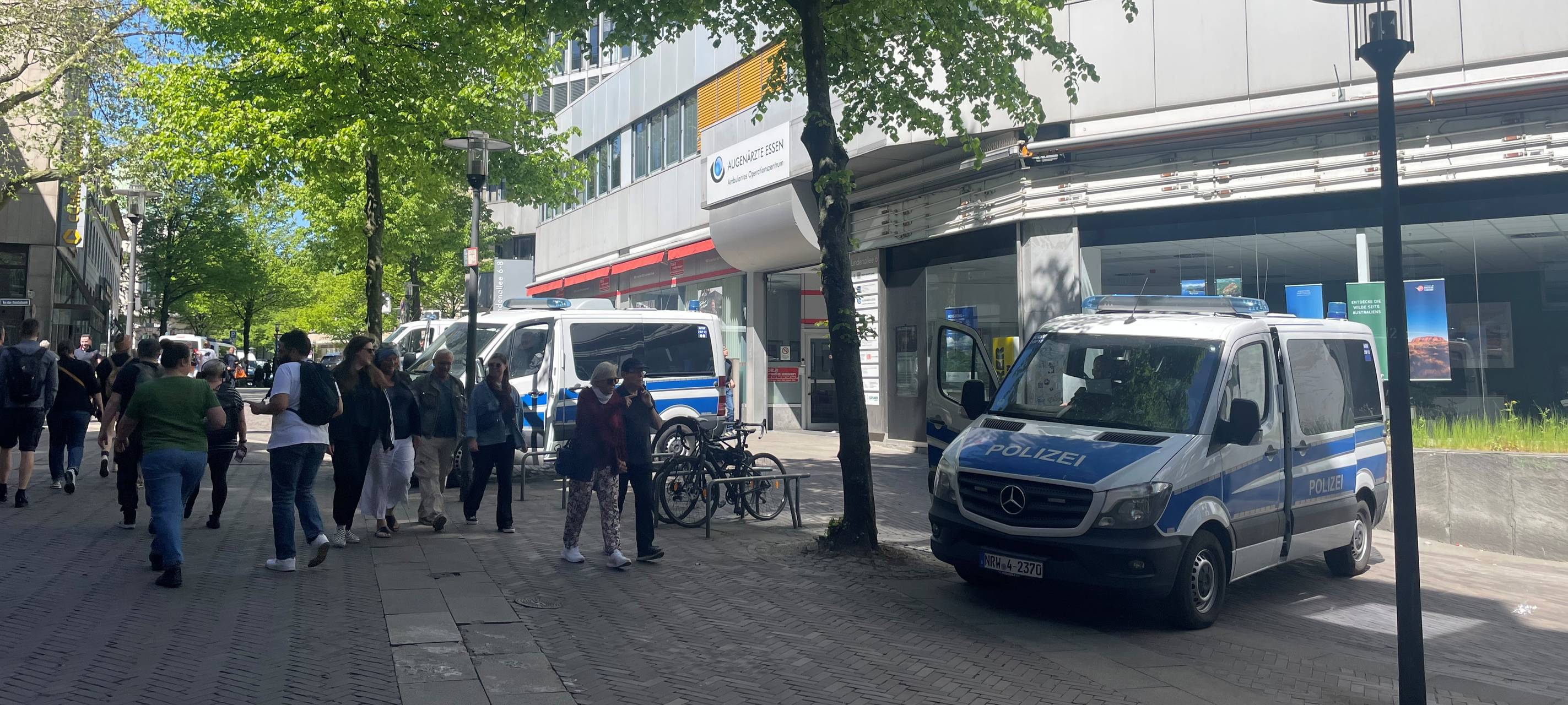 Demos in Essen am 1. Mai: Die Großeinsatz-Lage im Ticker