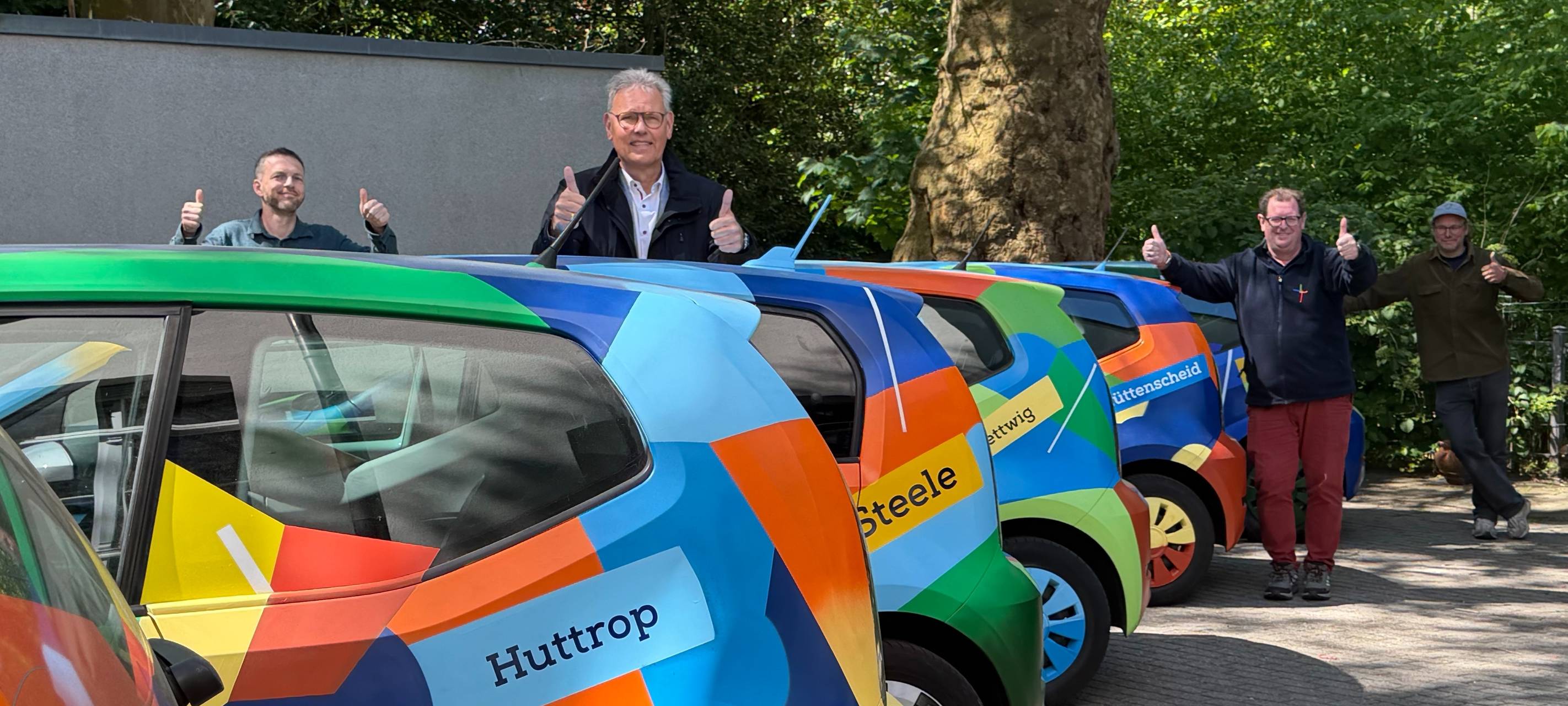 Mobiles Kunstprojekt in Essen unterwegs