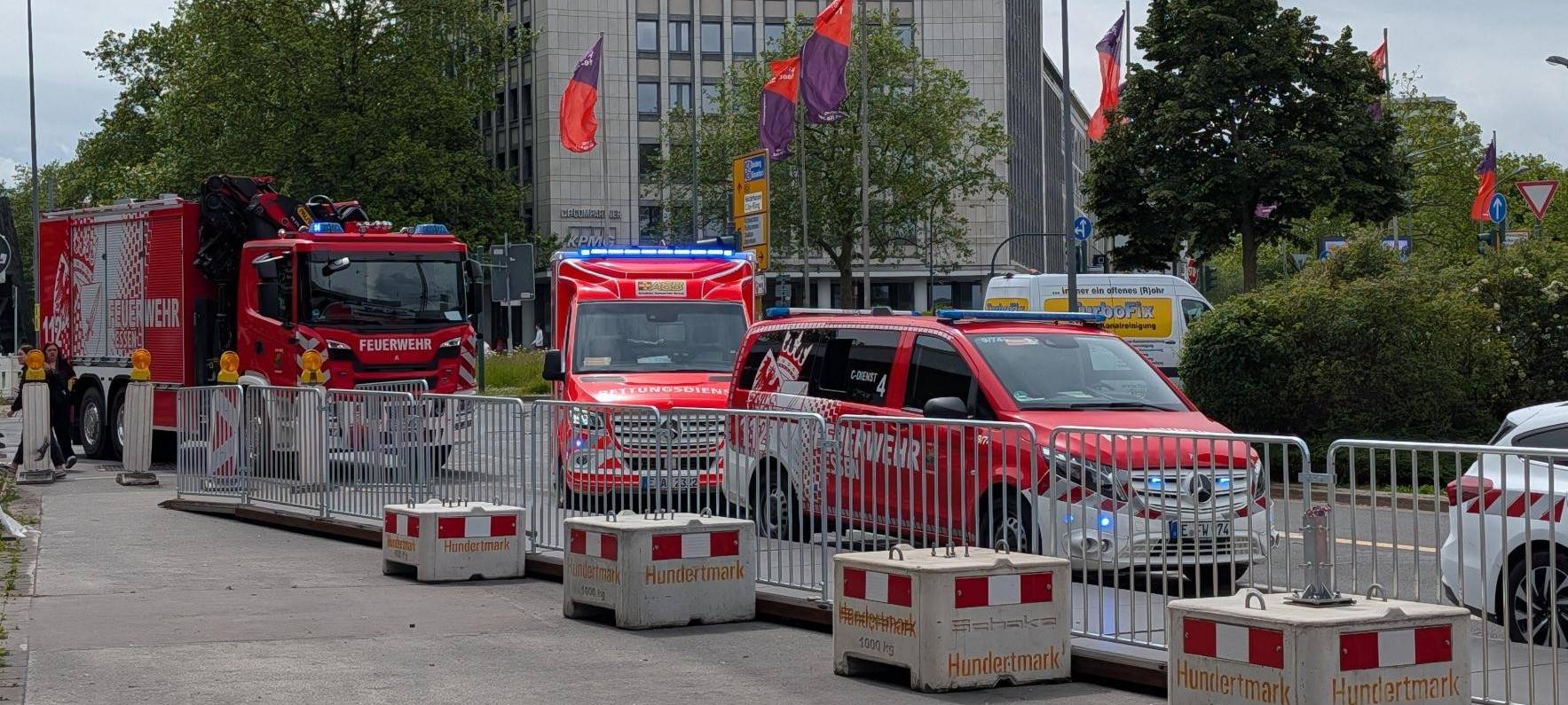 Einsatz in Essen am Hauptbahnhof: Person von U-Bahn erfasst